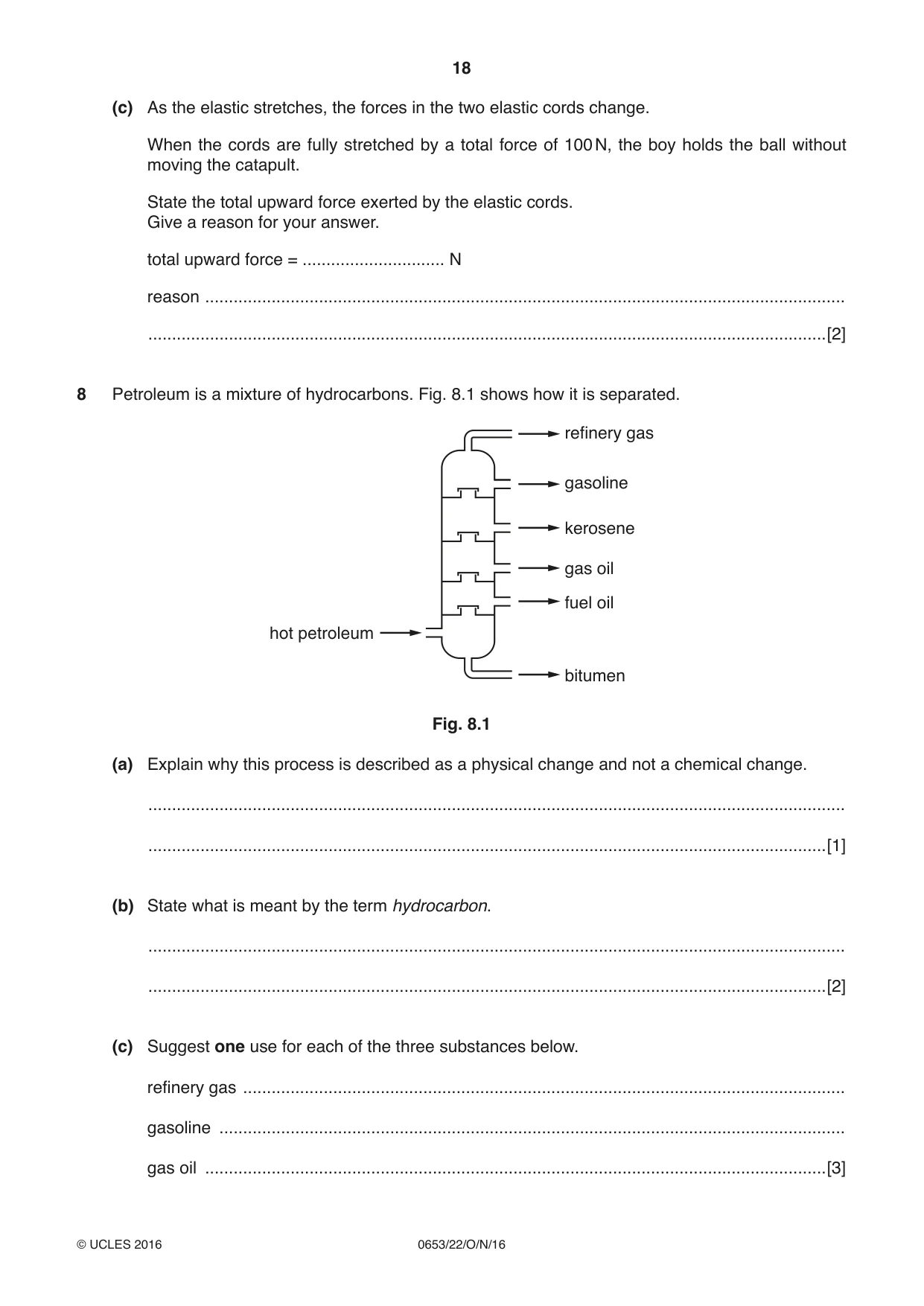 Cambridge IGCSE Science - Combined 0653 2016 Oct/Nov Paper 2 · Variant 2 question paper, page 18 of 24