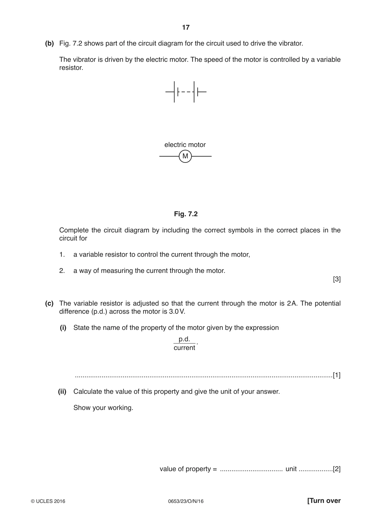 Cambridge IGCSE Science - Combined 0653 2016 Oct/Nov Paper 2 · Variant 3 question paper, page 17 of 20
