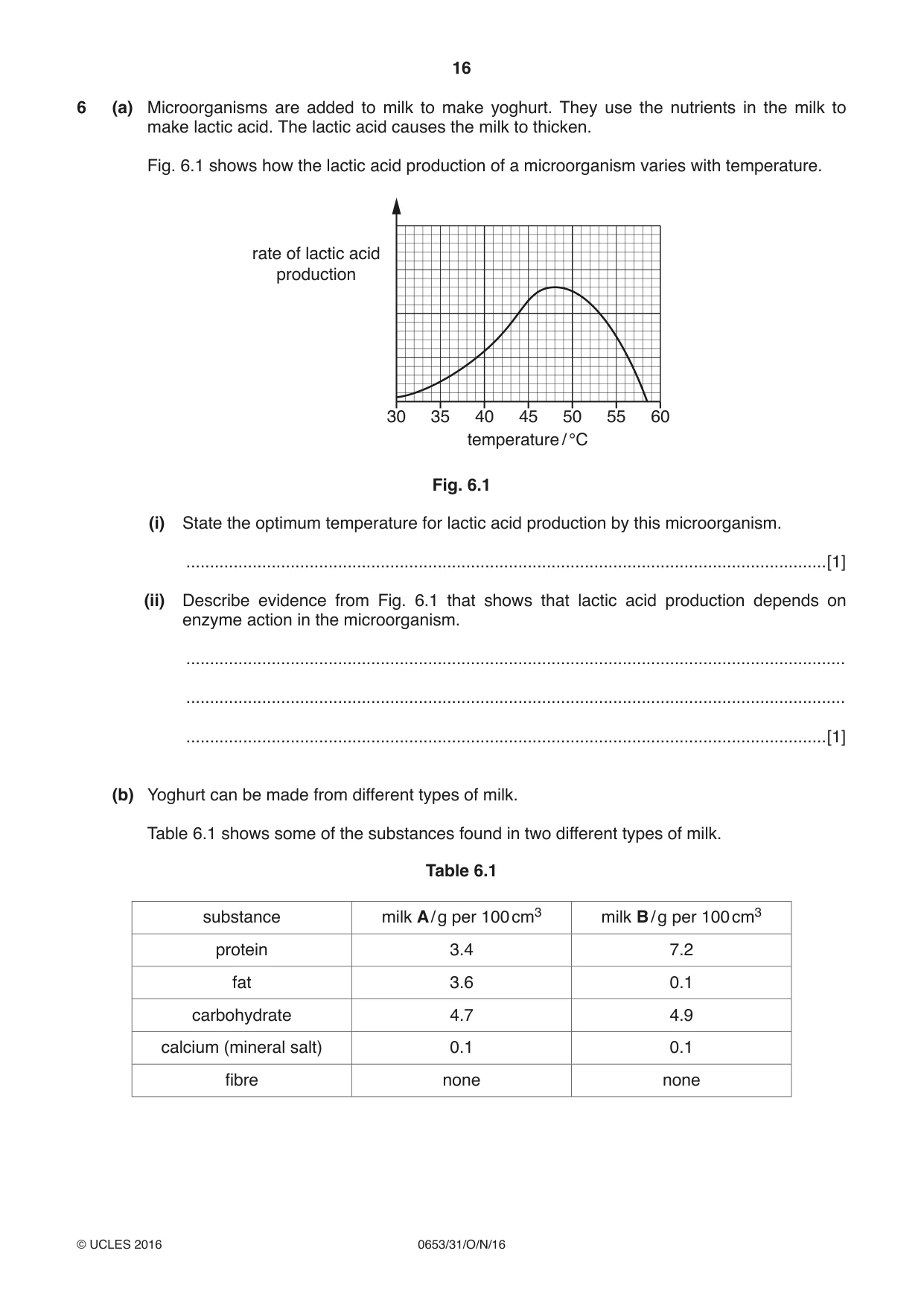 Cambridge IGCSE Science - Combined 0653 2016 Oct/Nov Paper 3 · Variant 1 question paper, page 16 of 24