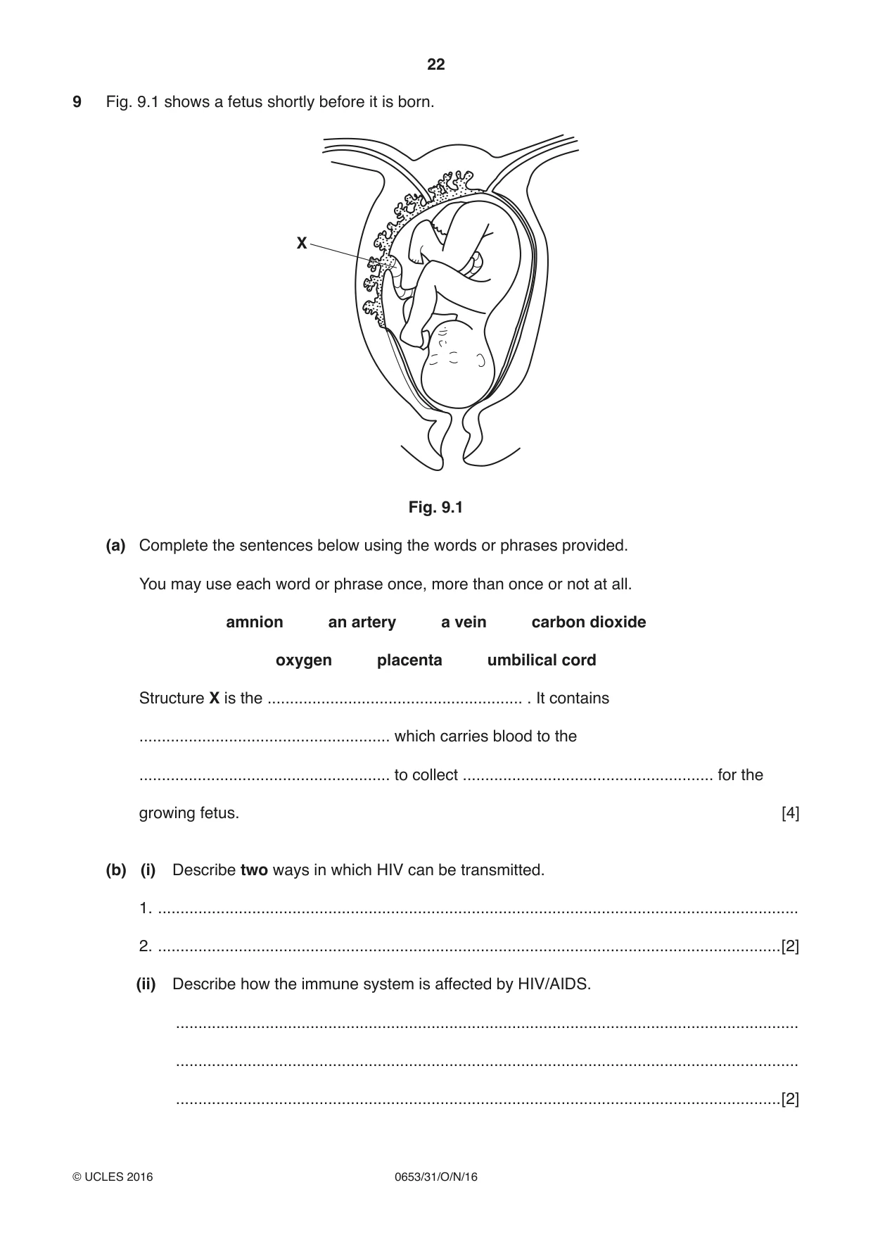Cambridge IGCSE Science - Combined 0653 2016 Oct/Nov Paper 3 · Variant 1 question paper, page 22 of 24
