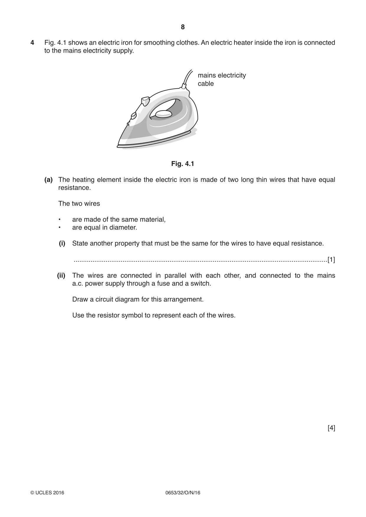Cambridge IGCSE Science - Combined 0653 2016 Oct/Nov Paper 3 · Variant 2 question paper, page 8 of 20