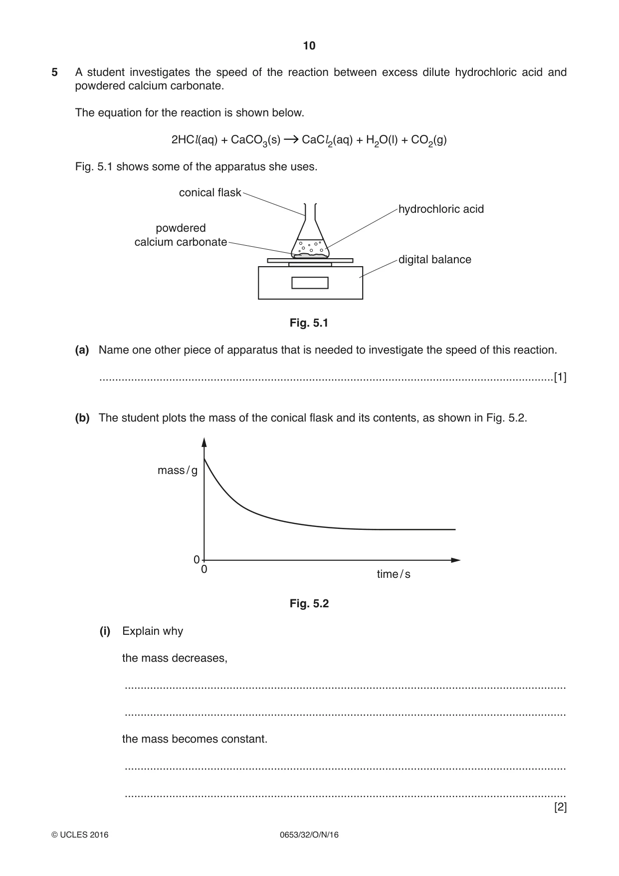 Cambridge IGCSE Science - Combined 0653 2016 Oct/Nov Paper 3 · Variant 2 question paper, page 10 of 20