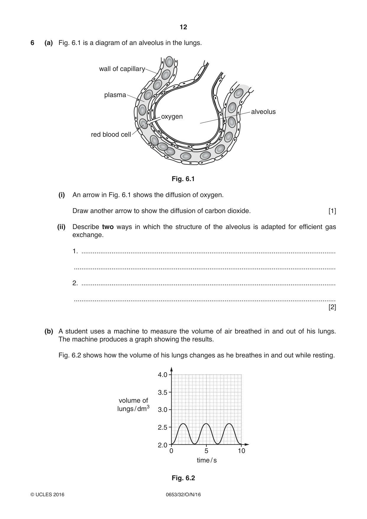 Cambridge IGCSE Science - Combined 0653 2016 Oct/Nov Paper 3 · Variant 2 question paper, page 12 of 20