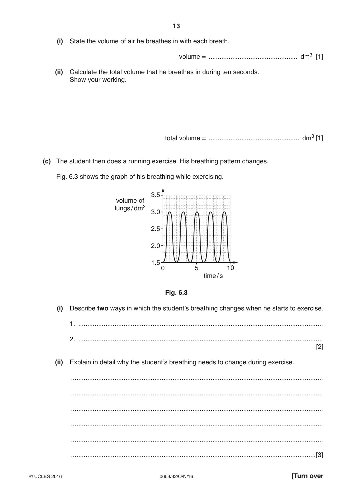 Cambridge IGCSE Science - Combined 0653 2016 Oct/Nov Paper 3 · Variant 2 question paper, page 13 of 20