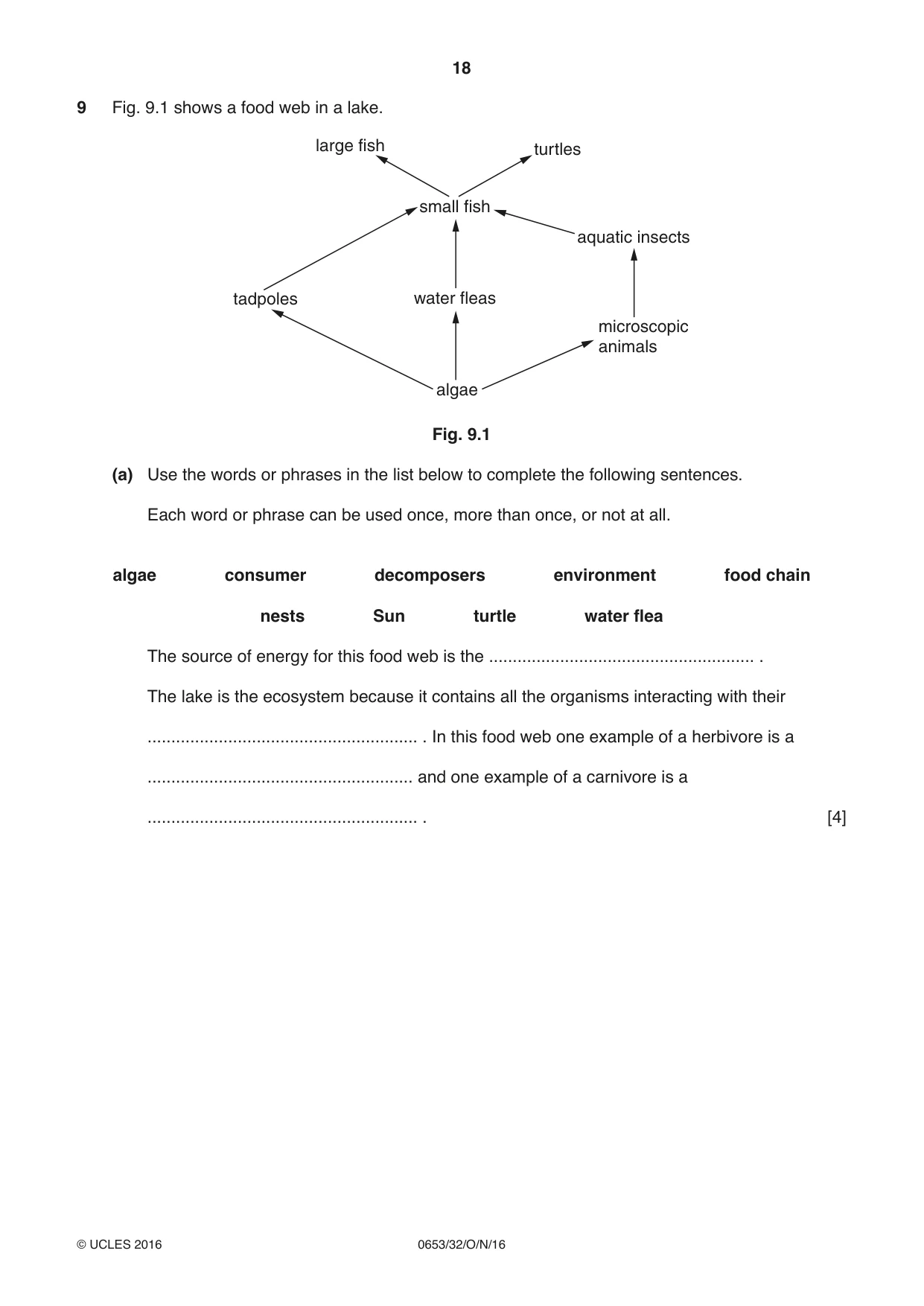 Cambridge IGCSE Science - Combined 0653 2016 Oct/Nov Paper 3 · Variant 2 question paper, page 18 of 20