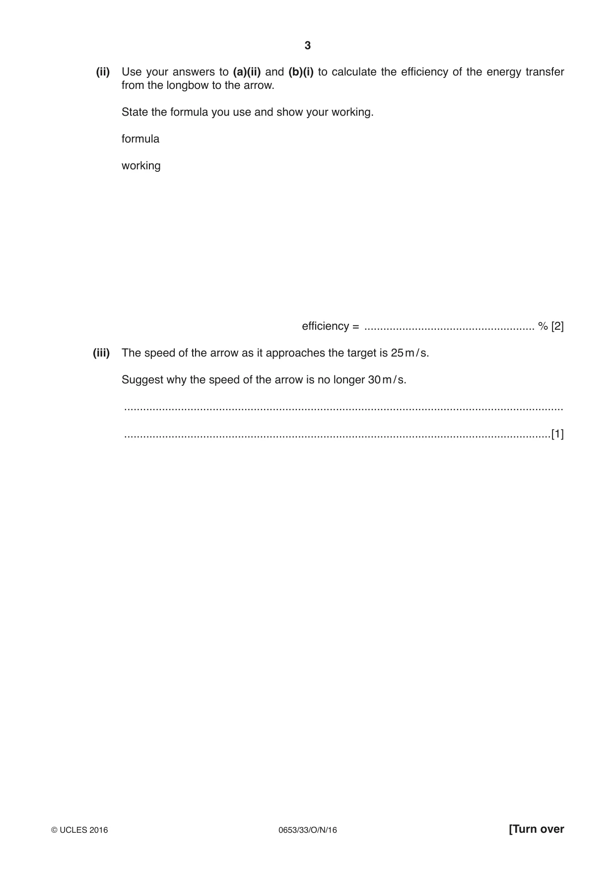Cambridge IGCSE Science - Combined 0653 2016 Oct/Nov Paper 3 · Variant 3 question paper, page 3 of 24