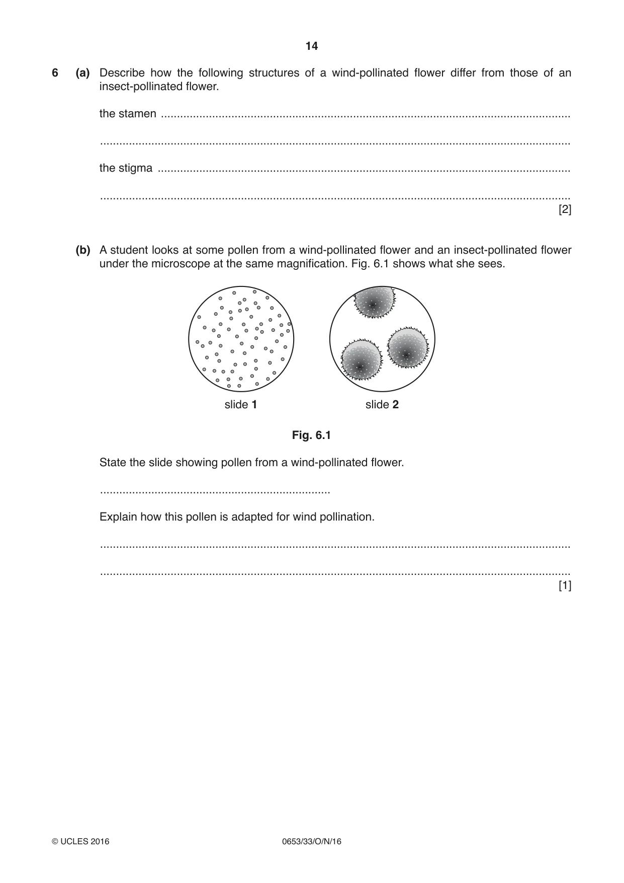Cambridge IGCSE Science - Combined 0653 2016 Oct/Nov Paper 3 · Variant 3 question paper, page 14 of 24