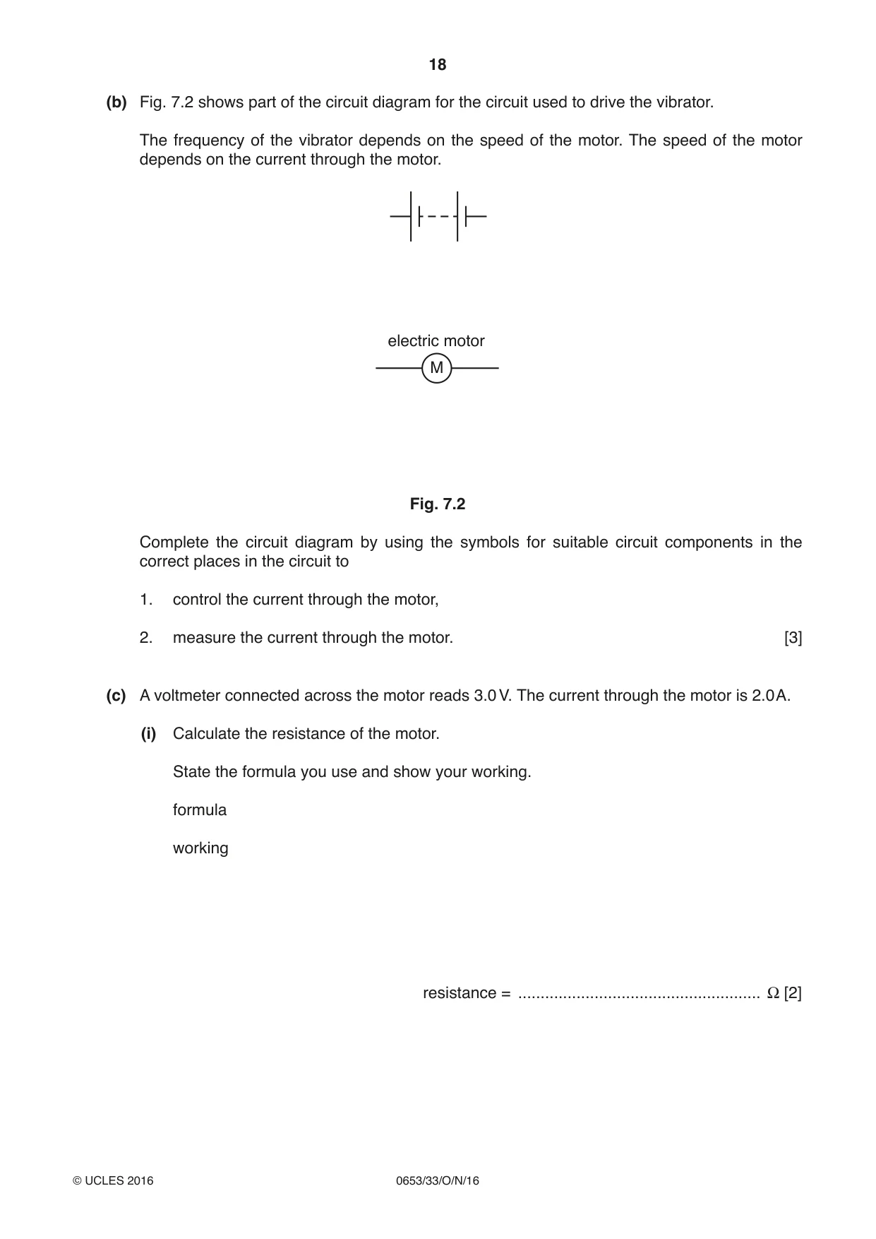 Cambridge IGCSE Science - Combined 0653 2016 Oct/Nov Paper 3 · Variant 3 question paper, page 18 of 24