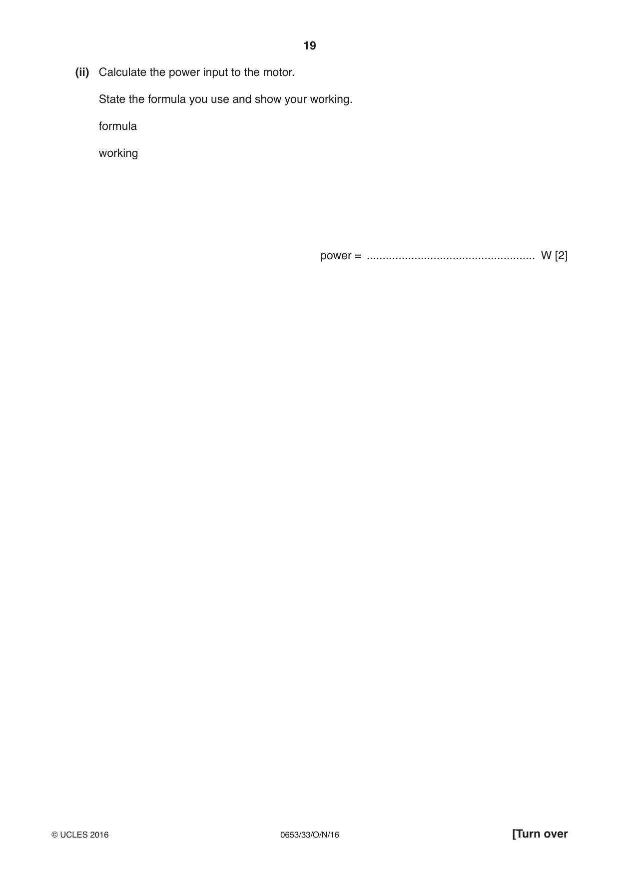 Cambridge IGCSE Science - Combined 0653 2016 Oct/Nov Paper 3 · Variant 3 question paper, page 19 of 24
