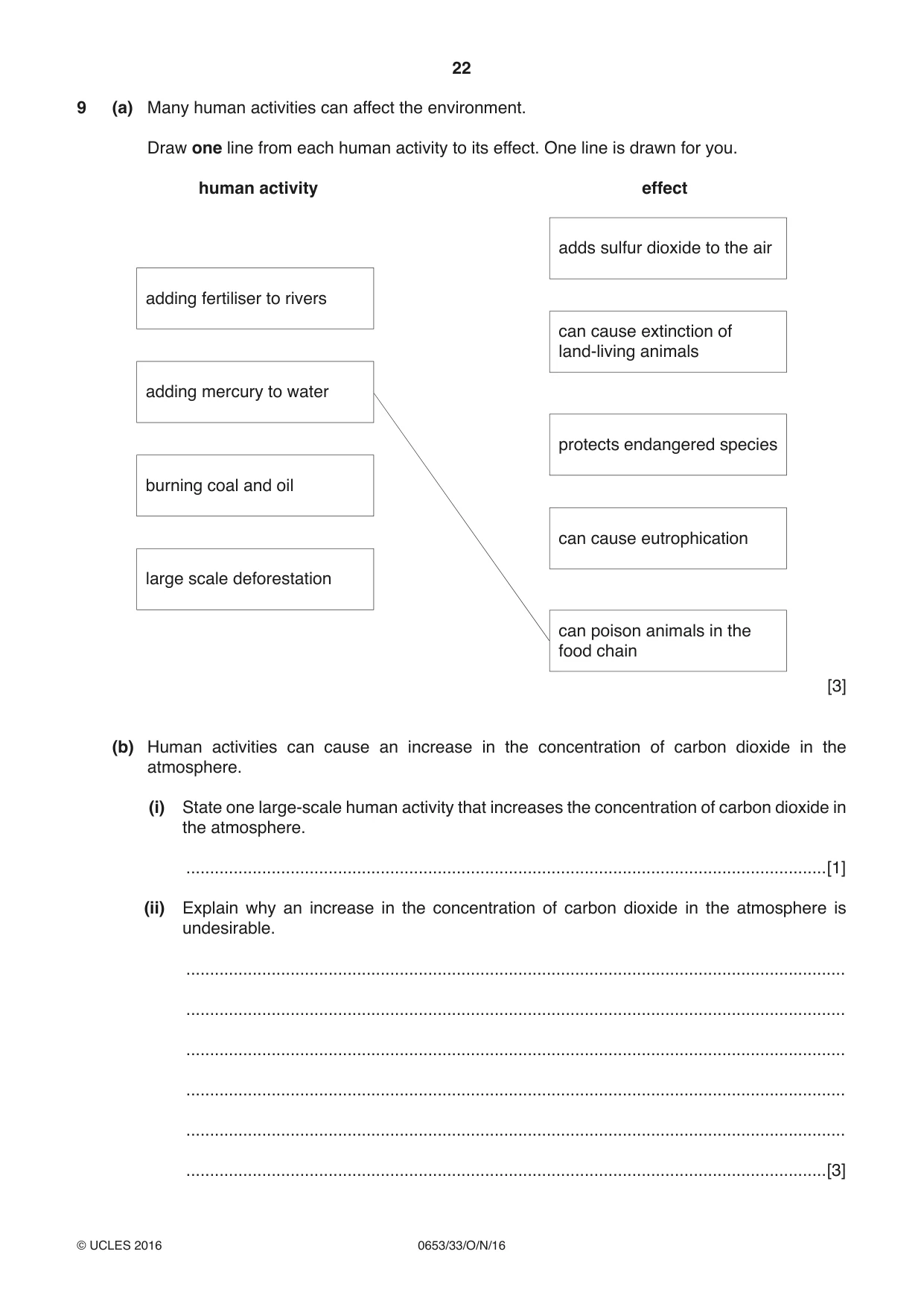 Cambridge IGCSE Science - Combined 0653 2016 Oct/Nov Paper 3 · Variant 3 question paper, page 22 of 24