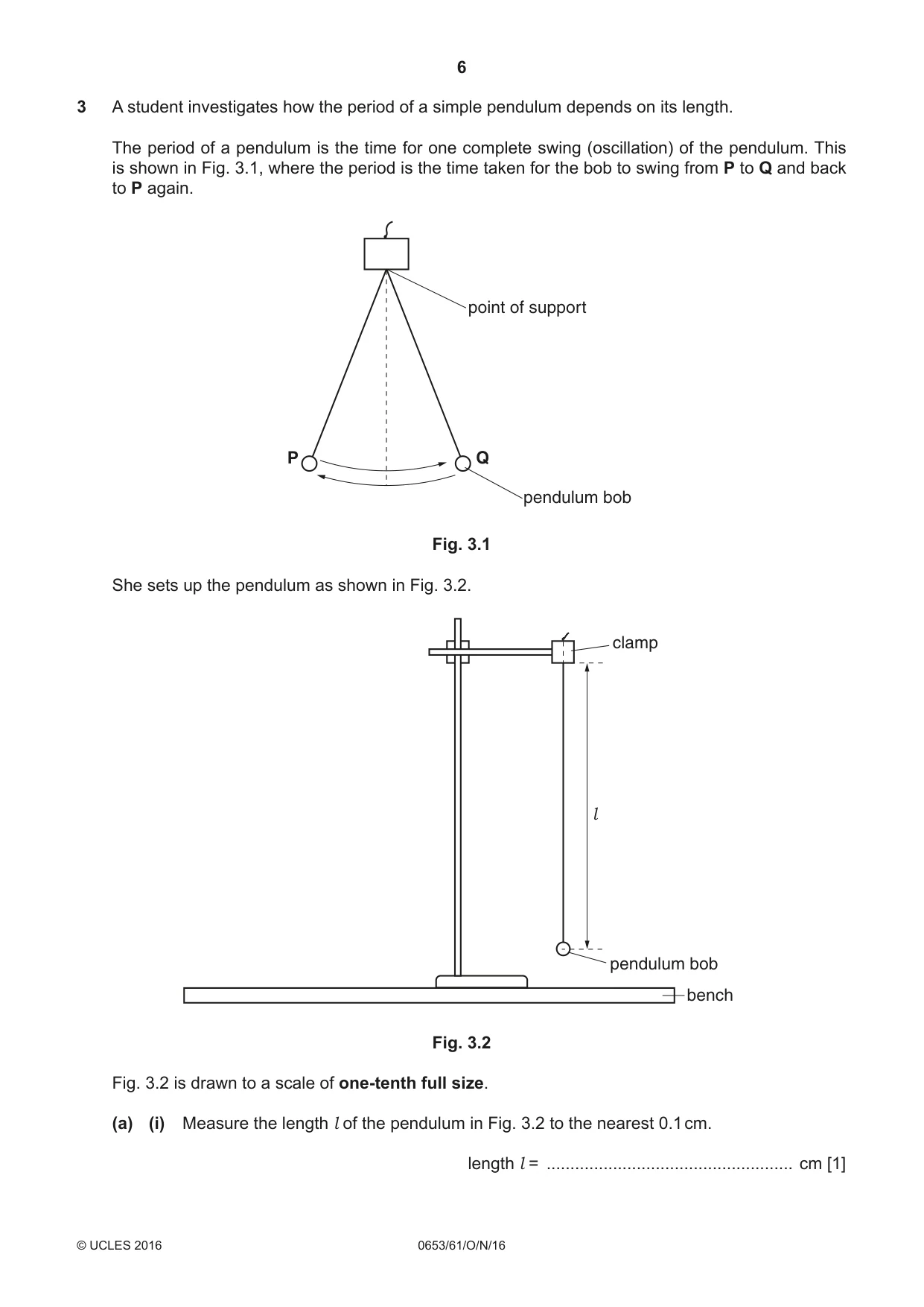 Cambridge IGCSE Science - Combined 0653 2016 Oct/Nov Paper 6 · Variant 1 question paper, page 6 of 16