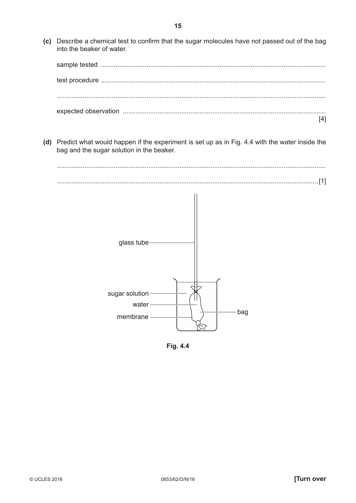 Cambridge IGCSE Science - Combined 0653 2016 Oct/Nov Paper 6 · Variant 2 question paper, page 15 of 20