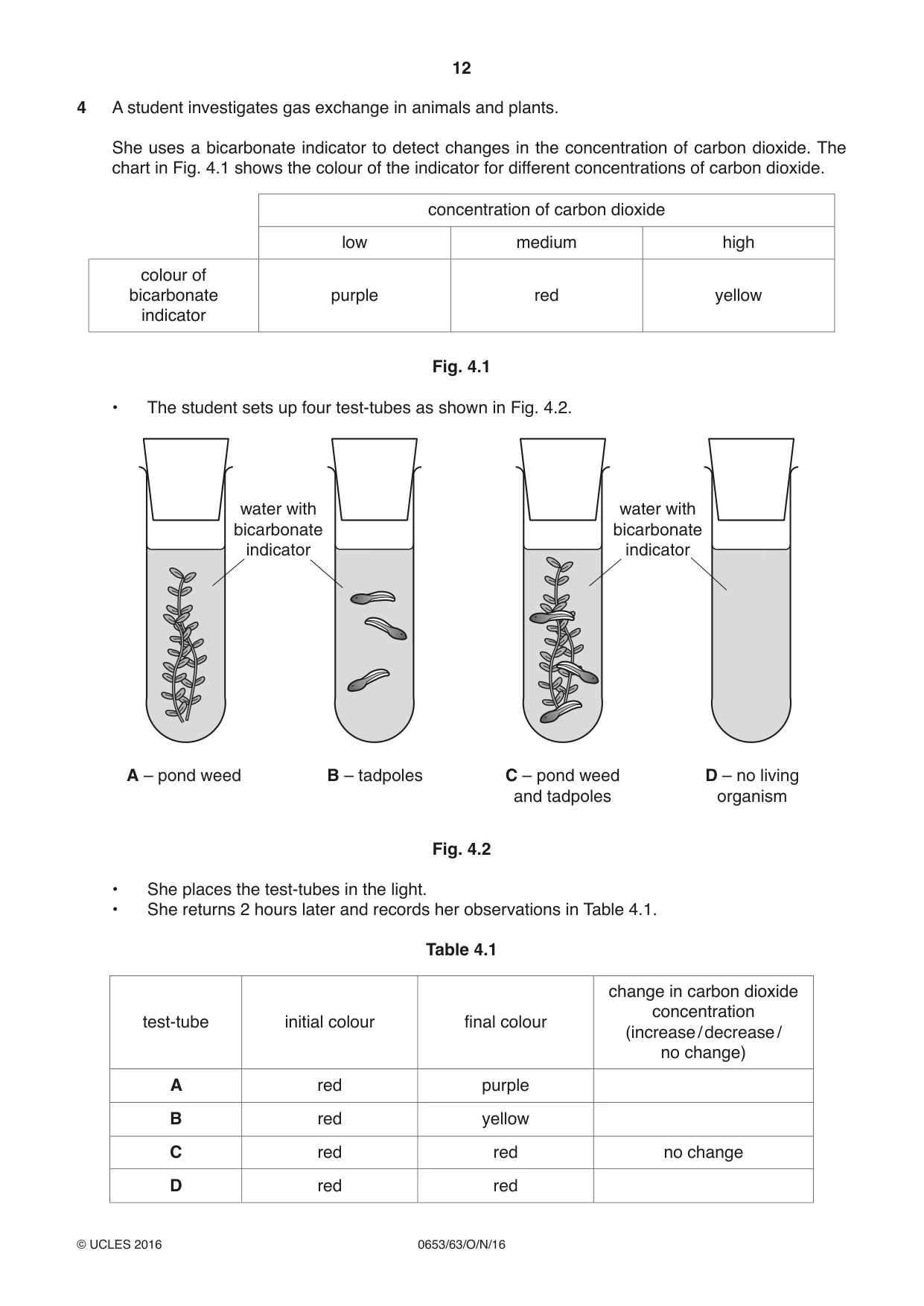 Cambridge IGCSE Science - Combined 0653 2016 Oct/Nov Paper 6 · Variant 3 question paper, page 12 of 20