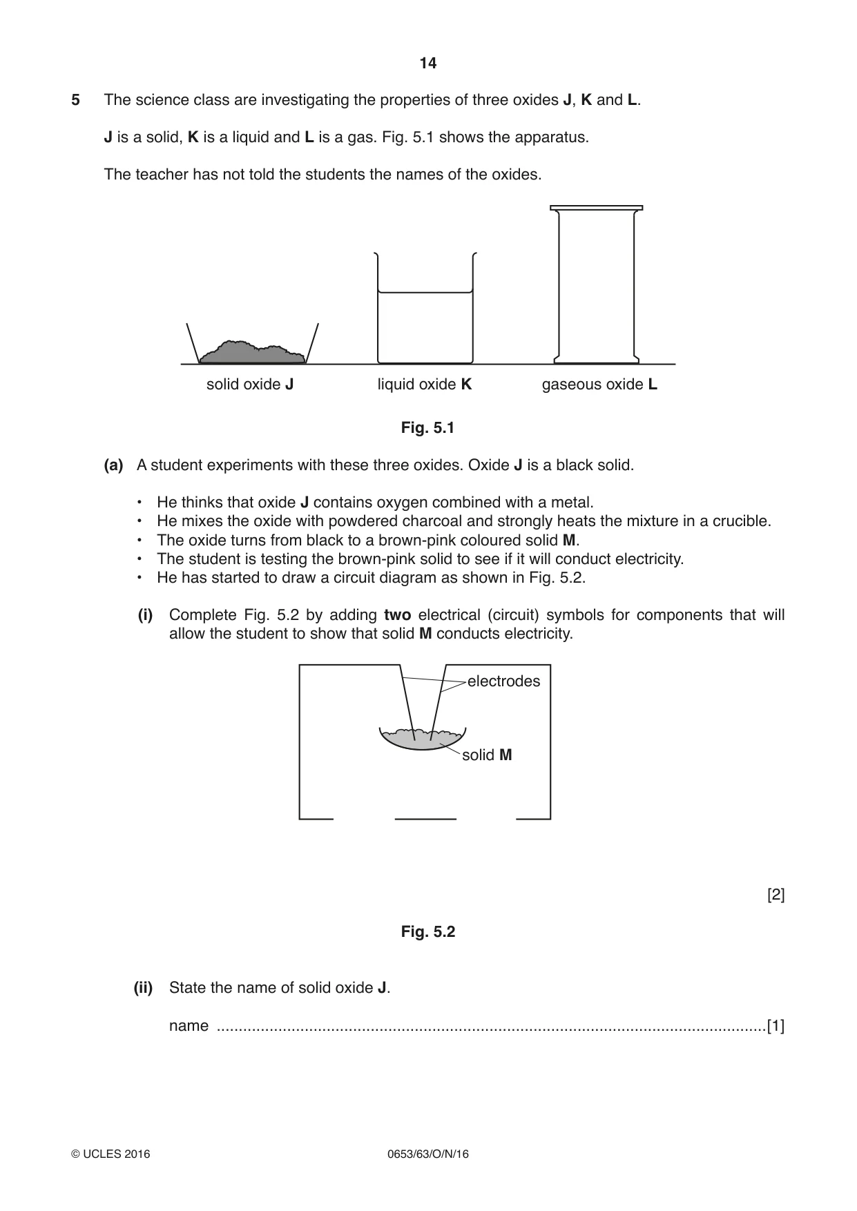 Cambridge IGCSE Science - Combined 0653 2016 Oct/Nov Paper 6 · Variant 3 question paper, page 14 of 20