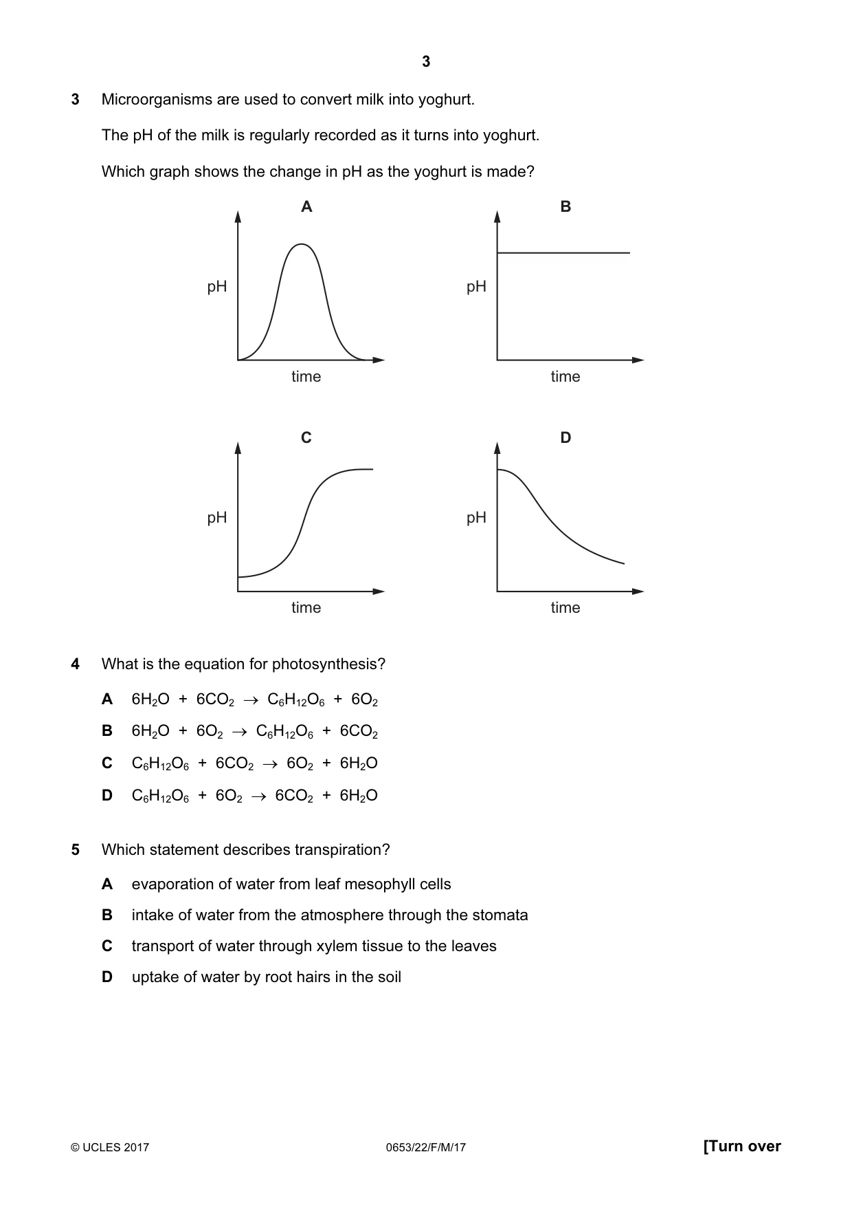 Cambridge IGCSE Science - Combined 0653 2017 Feb/March Paper 2 · Variant 2 question paper, page 3 of 16