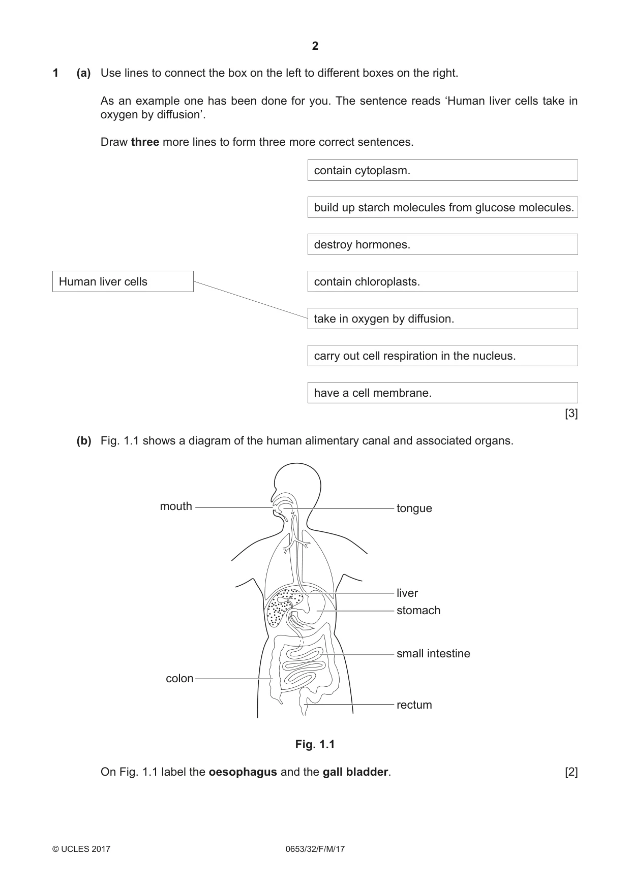 Cambridge IGCSE Science - Combined 0653 2017 Feb/March Paper 3 · Variant 2 question paper, page 2 of 20
