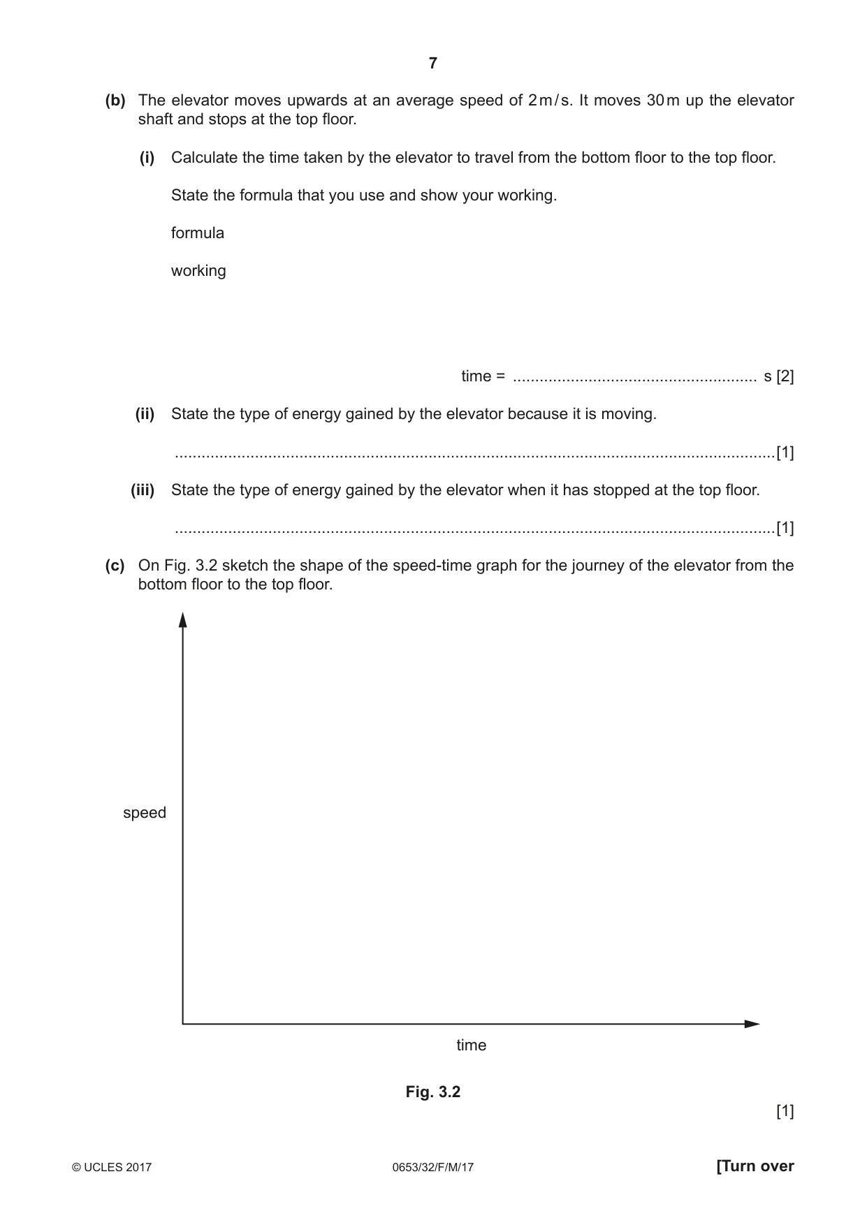 Cambridge IGCSE Science - Combined 0653 2017 Feb/March Paper 3 · Variant 2 question paper, page 7 of 20