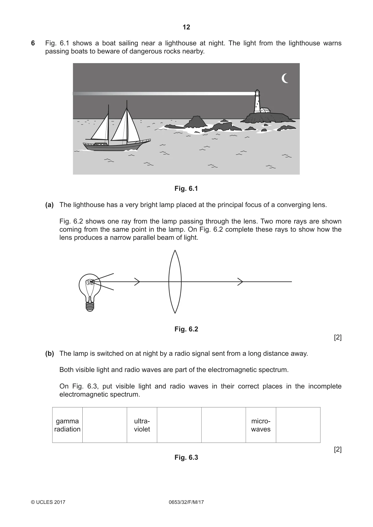 Cambridge IGCSE Science - Combined 0653 2017 Feb/March Paper 3 · Variant 2 question paper, page 12 of 20