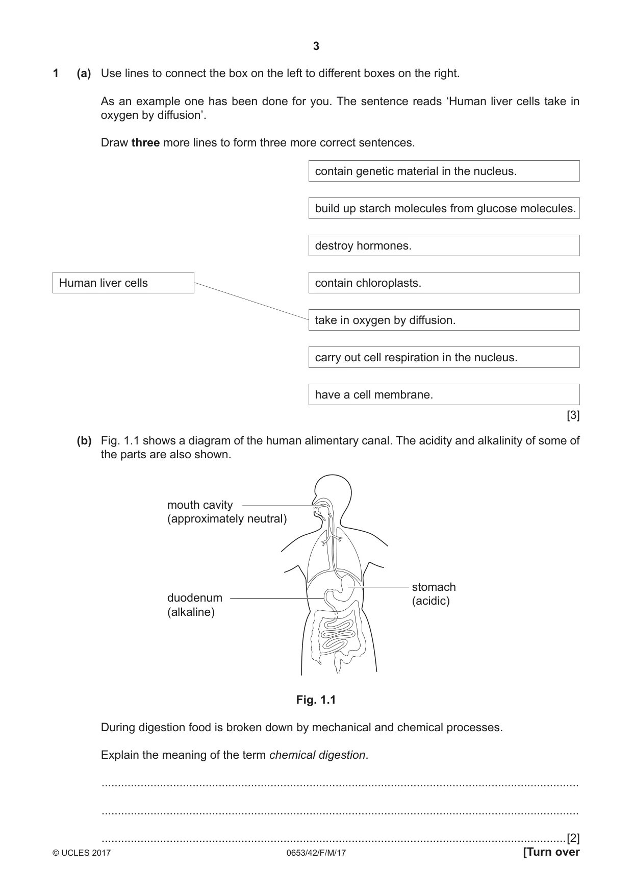 Cambridge IGCSE Science - Combined 0653 2017 Feb/March Paper 4 · Variant 2 question paper, page 3 of 20