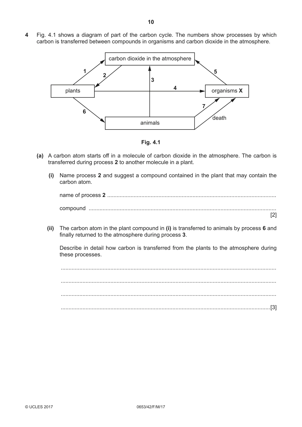 Cambridge IGCSE Science - Combined 0653 2017 Feb/March Paper 4 · Variant 2 question paper, page 10 of 20