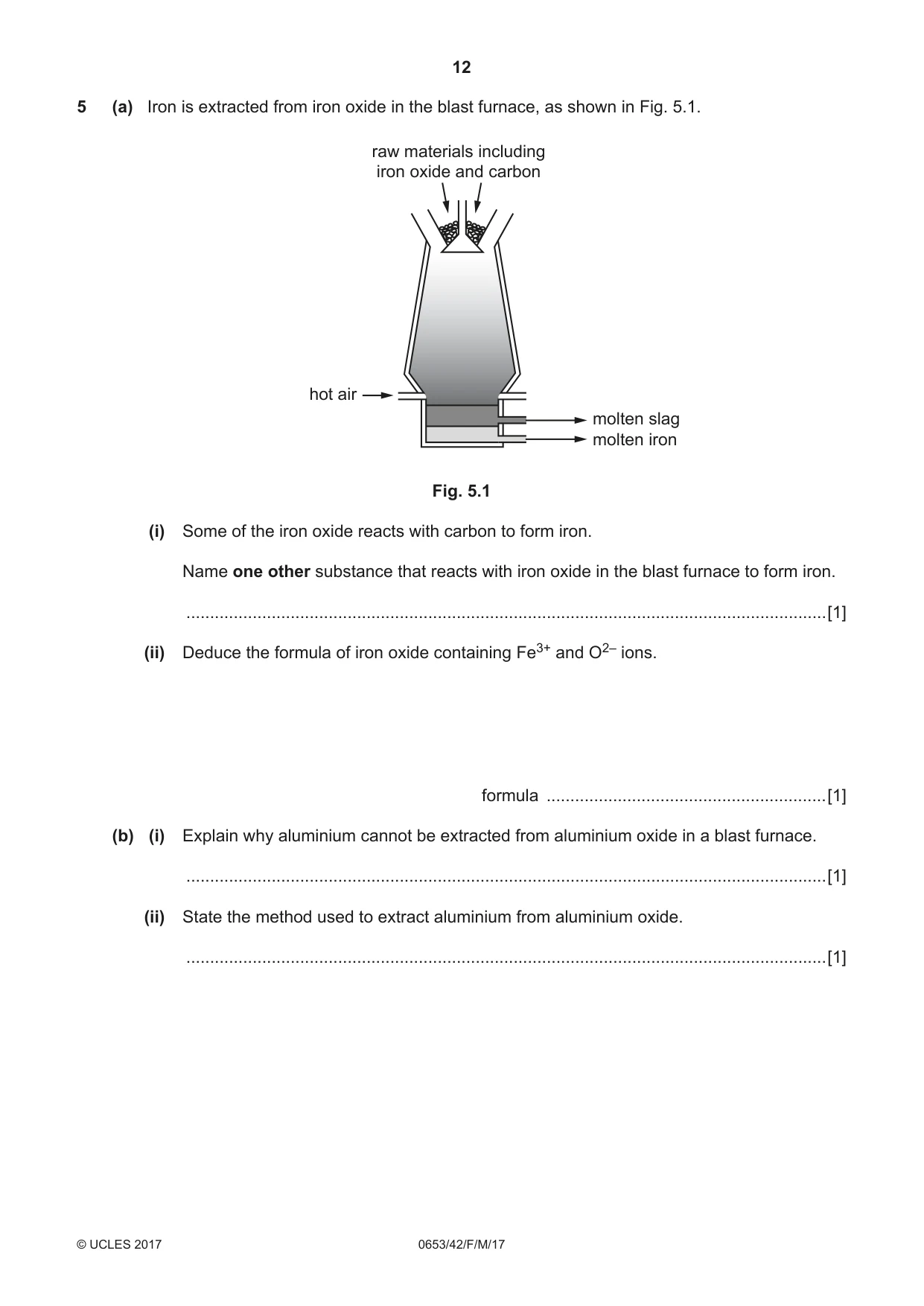 Cambridge IGCSE Science - Combined 0653 2017 Feb/March Paper 4 · Variant 2 question paper, page 12 of 20