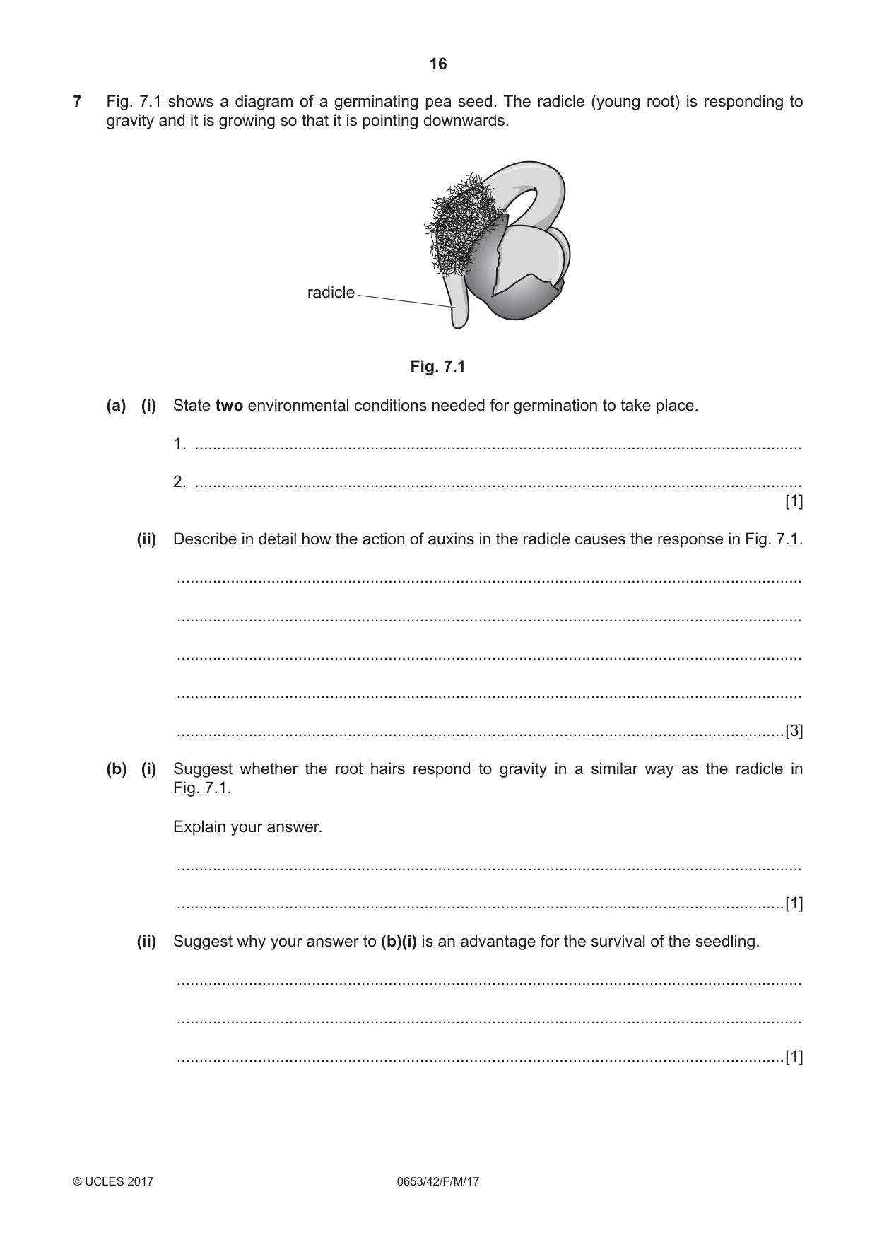 Cambridge IGCSE Science - Combined 0653 2017 Feb/March Paper 4 · Variant 2 question paper, page 16 of 20