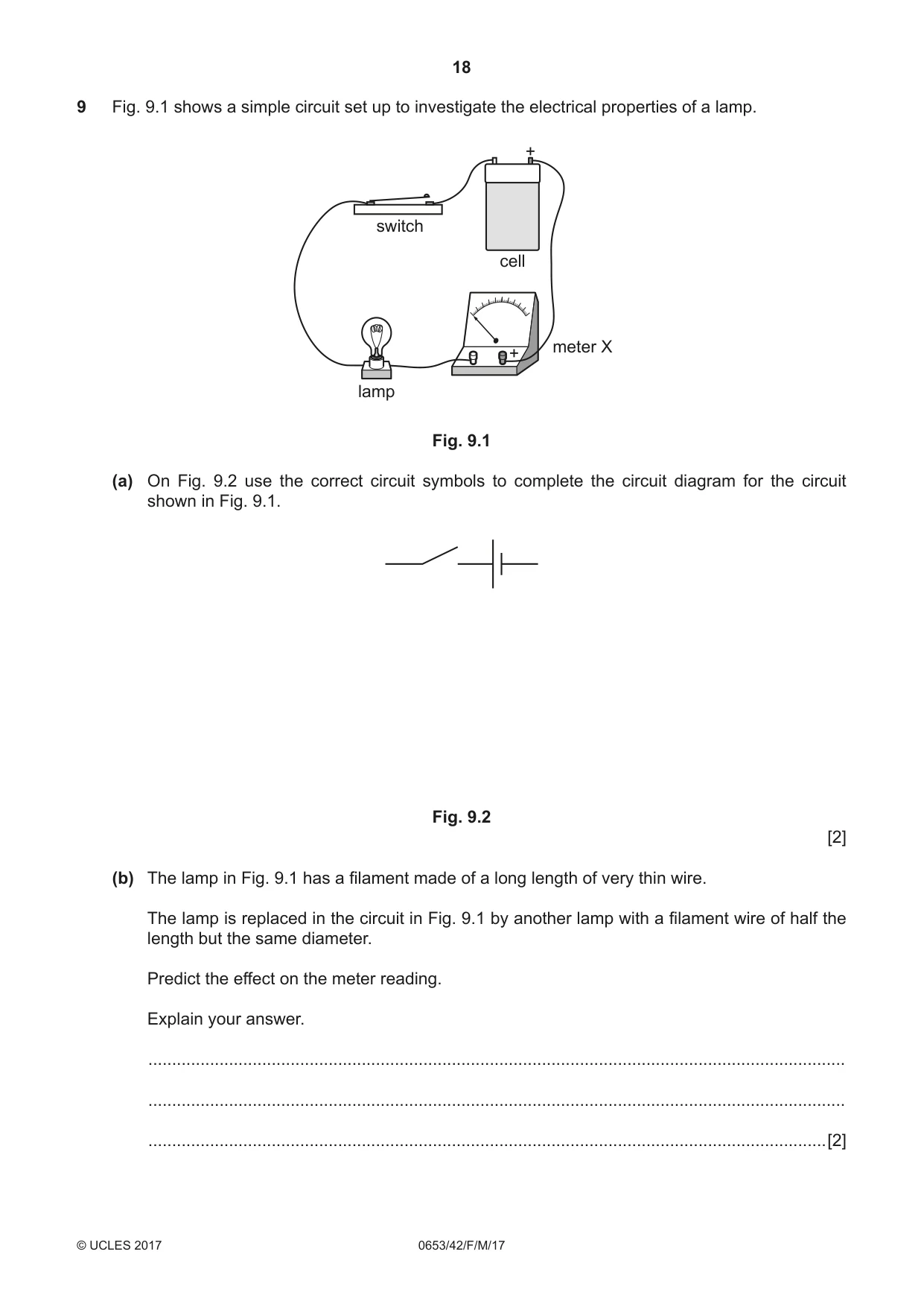Cambridge IGCSE Science - Combined 0653 2017 Feb/March Paper 4 · Variant 2 question paper, page 18 of 20