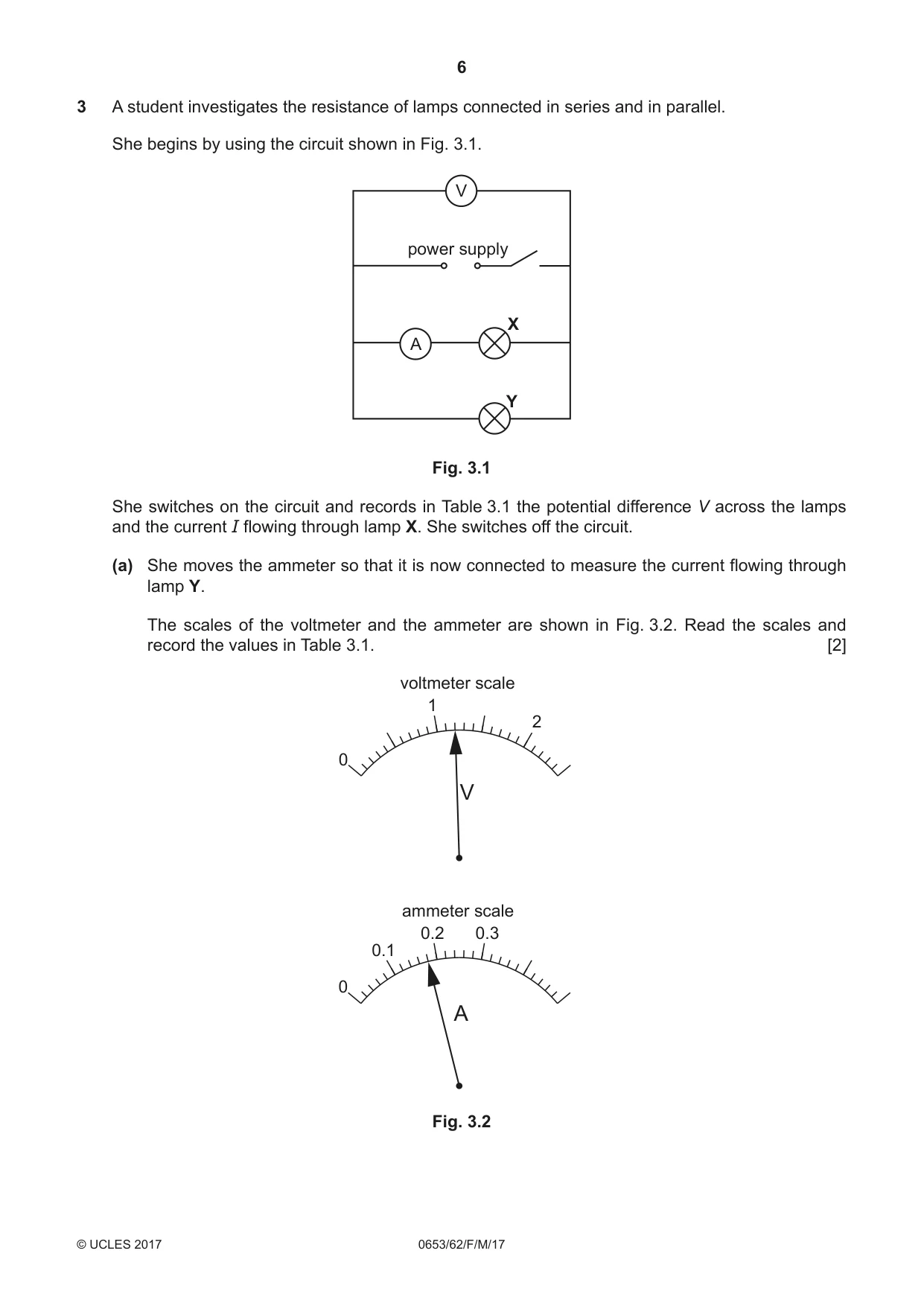 Cambridge IGCSE Science - Combined 0653 2017 Feb/March Paper 6 · Variant 2 question paper, page 6 of 20