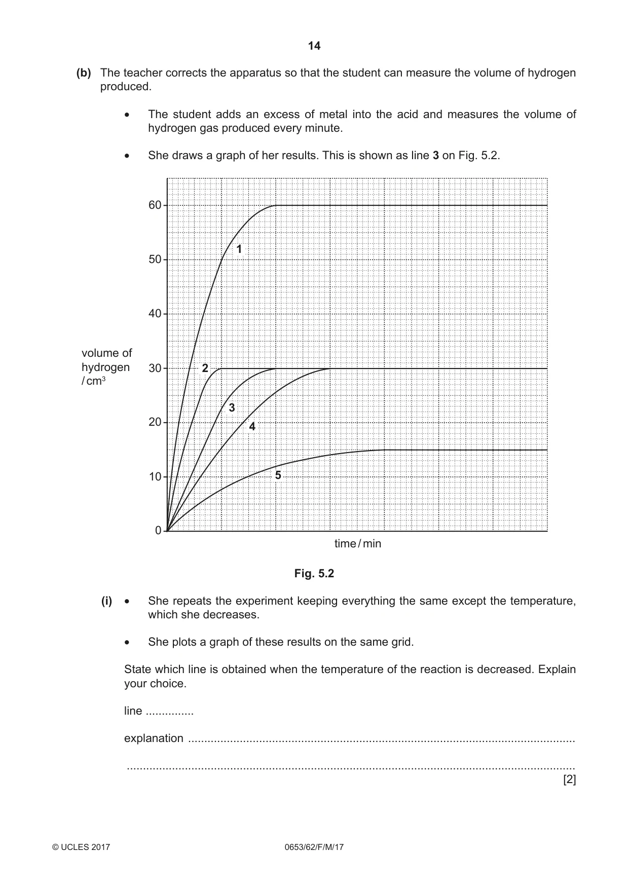 Cambridge IGCSE Science - Combined 0653 2017 Feb/March Paper 6 · Variant 2 question paper, page 14 of 20