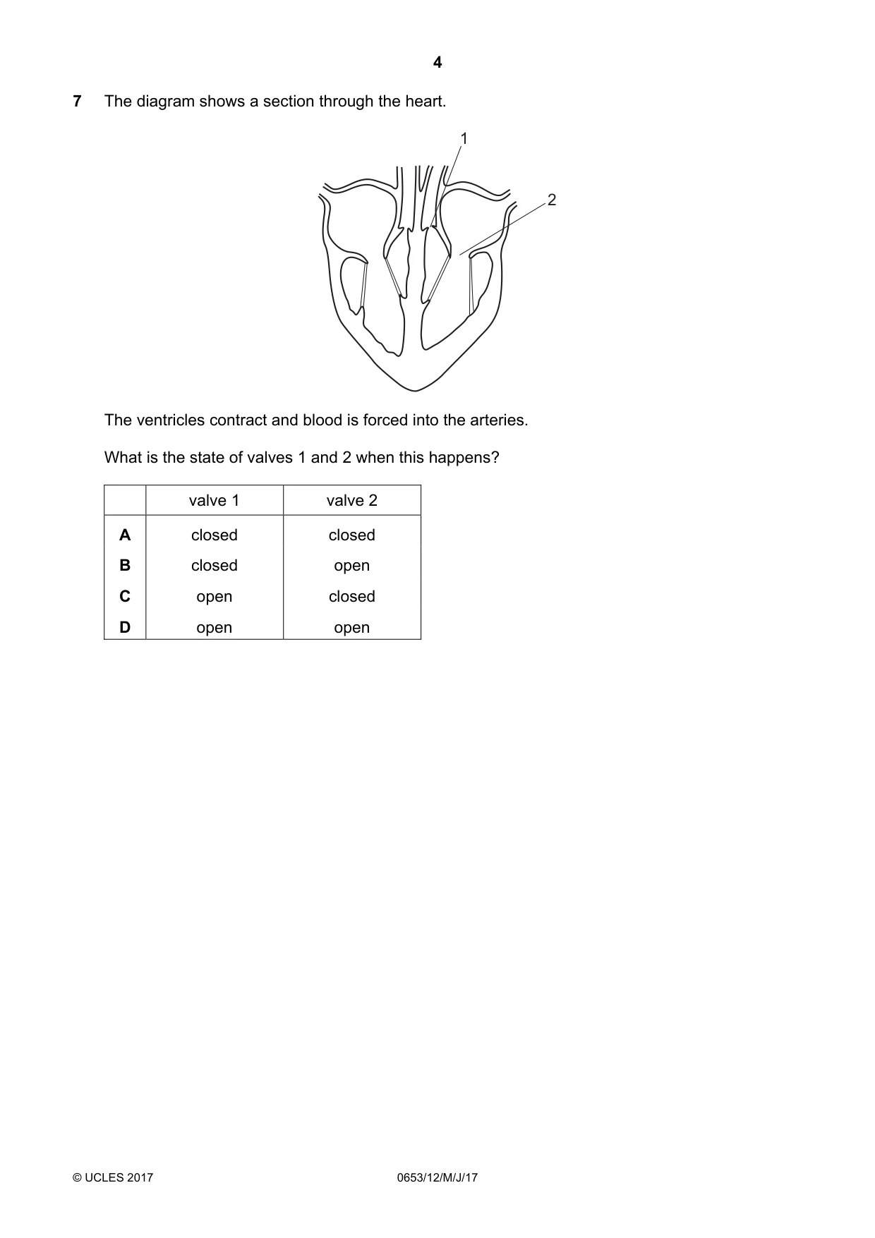 Cambridge IGCSE Science - Combined 0653 2017 May/June Paper 1 · Variant 2 question paper, page 4 of 20