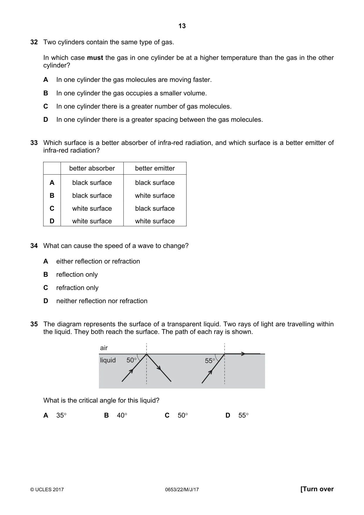 Cambridge IGCSE Science - Combined 0653 2017 May/June Paper 2 · Variant 2 question paper, page 13 of 16