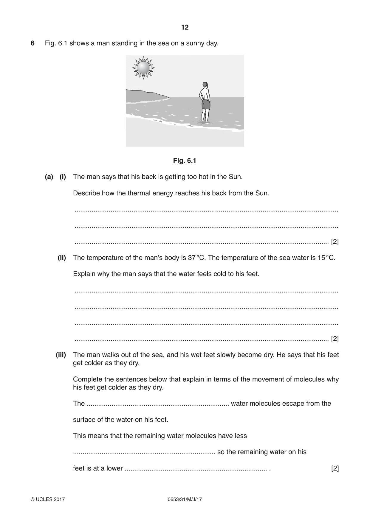 Cambridge IGCSE Science - Combined 0653 2017 May/June Paper 3 · Variant 1 question paper, page 12 of 20