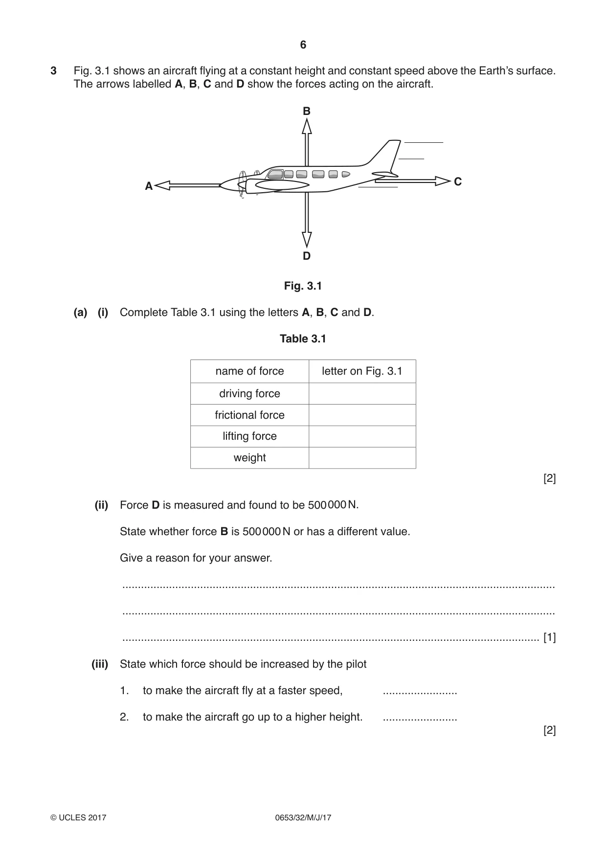 Cambridge IGCSE Science - Combined 0653 2017 May/June Paper 3 · Variant 2 question paper, page 6 of 24