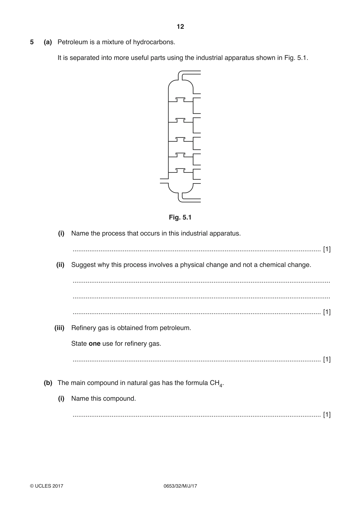 Cambridge IGCSE Science - Combined 0653 2017 May/June Paper 3 · Variant 2 question paper, page 12 of 24