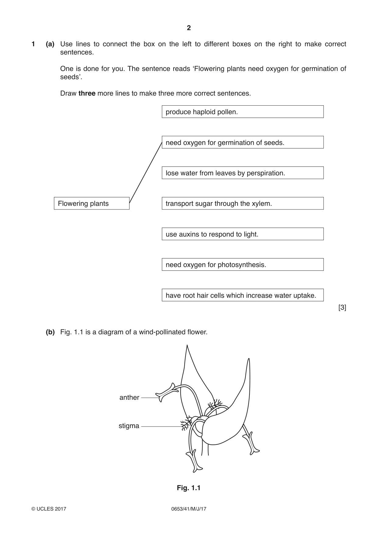 Cambridge IGCSE Science - Combined 0653 2017 May/June Paper 4 · Variant 1 question paper, page 2 of 24