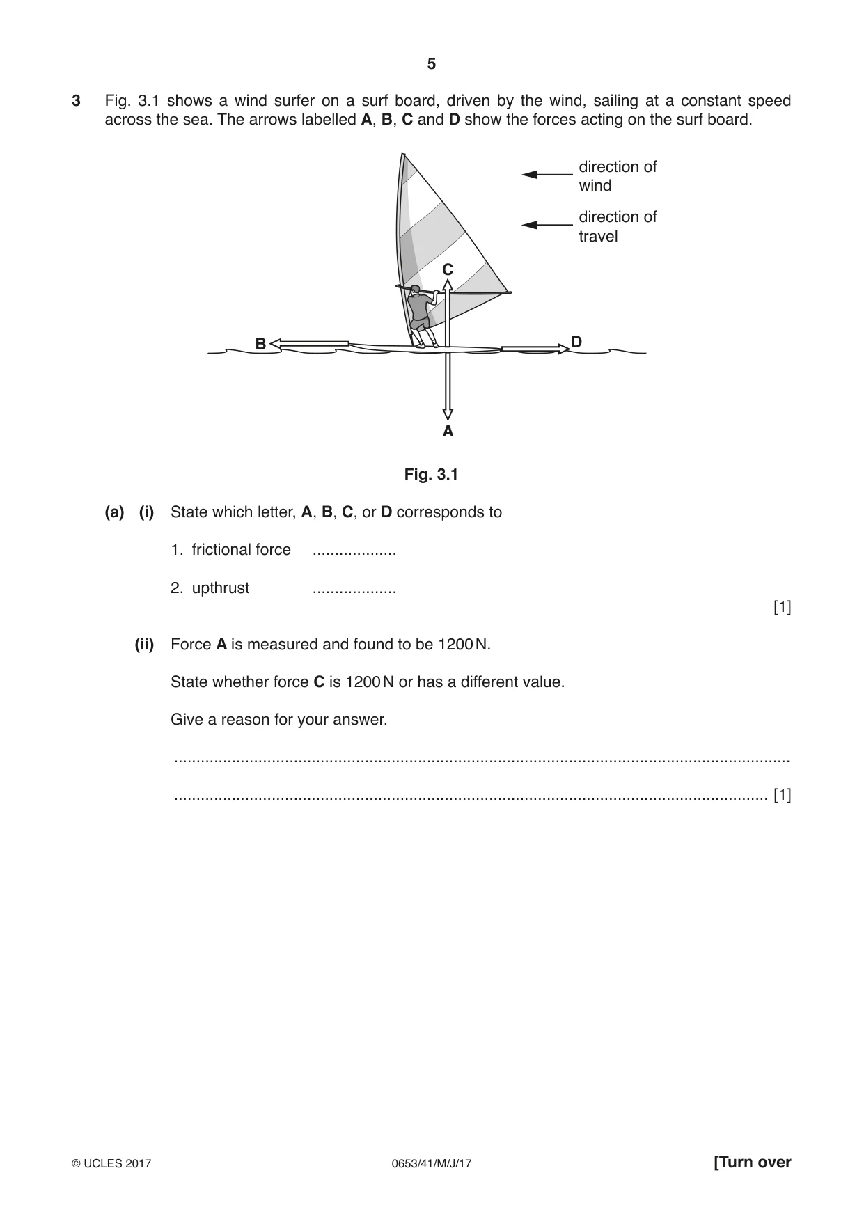 Cambridge IGCSE Science - Combined 0653 2017 May/June Paper 4 · Variant 1 question paper, page 5 of 24