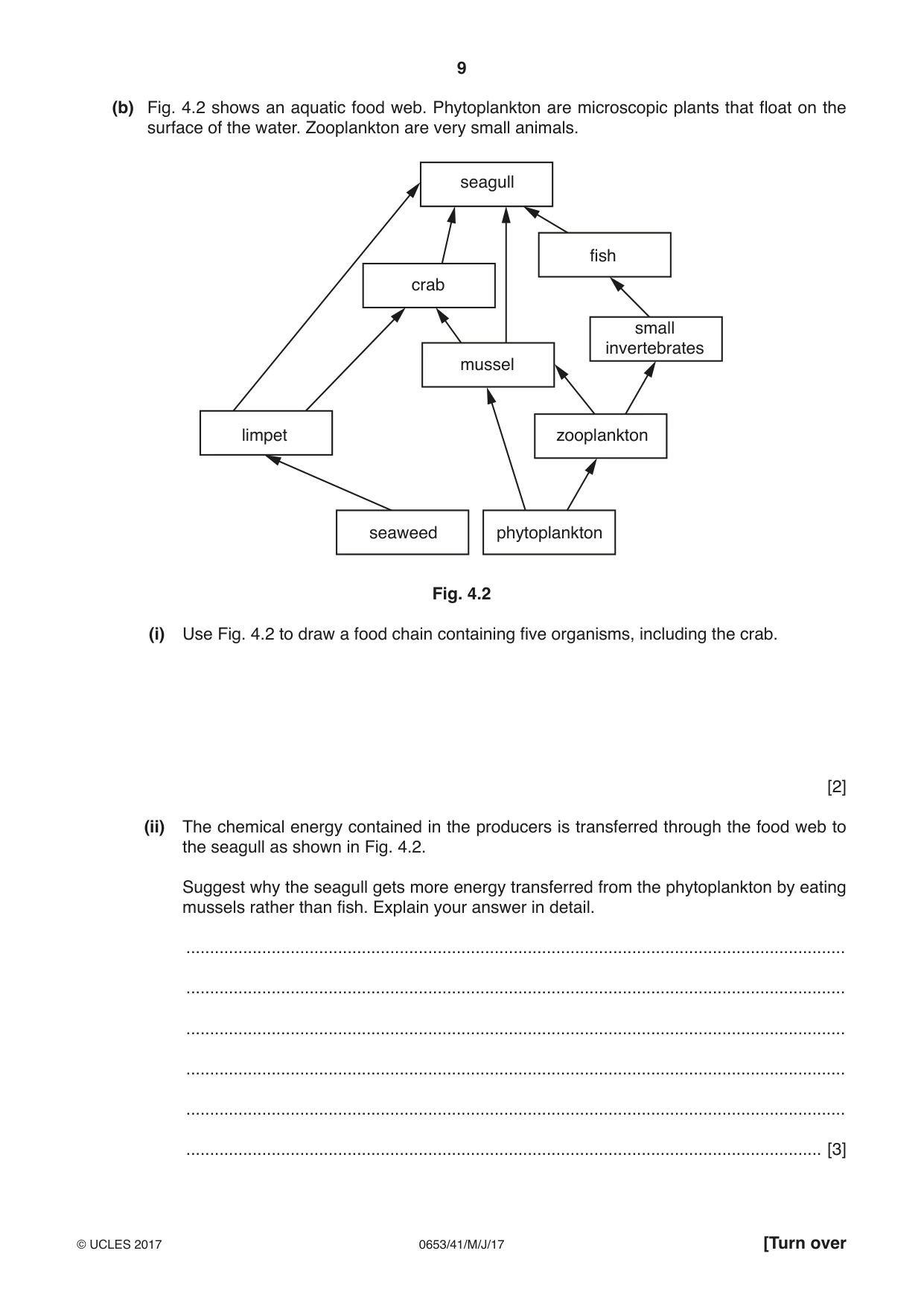 Cambridge IGCSE Science - Combined 0653 2017 May/June Paper 4 · Variant 1 question paper, page 9 of 24
