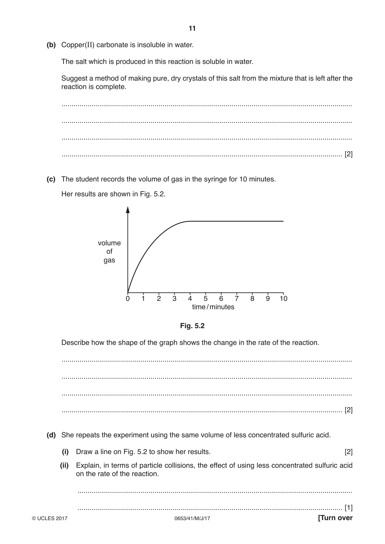 Cambridge IGCSE Science - Combined 0653 2017 May/June Paper 4 · Variant 1 question paper, page 11 of 24