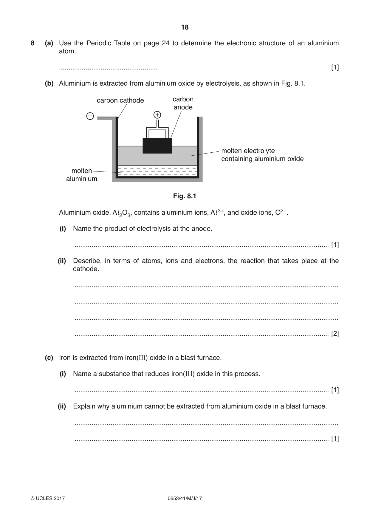Cambridge IGCSE Science - Combined 0653 2017 May/June Paper 4 · Variant 1 question paper, page 18 of 24