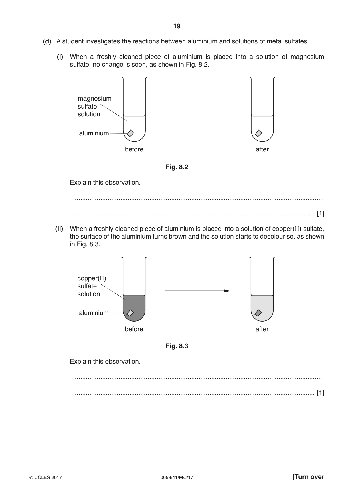 Cambridge IGCSE Science - Combined 0653 2017 May/June Paper 4 · Variant 1 question paper, page 19 of 24