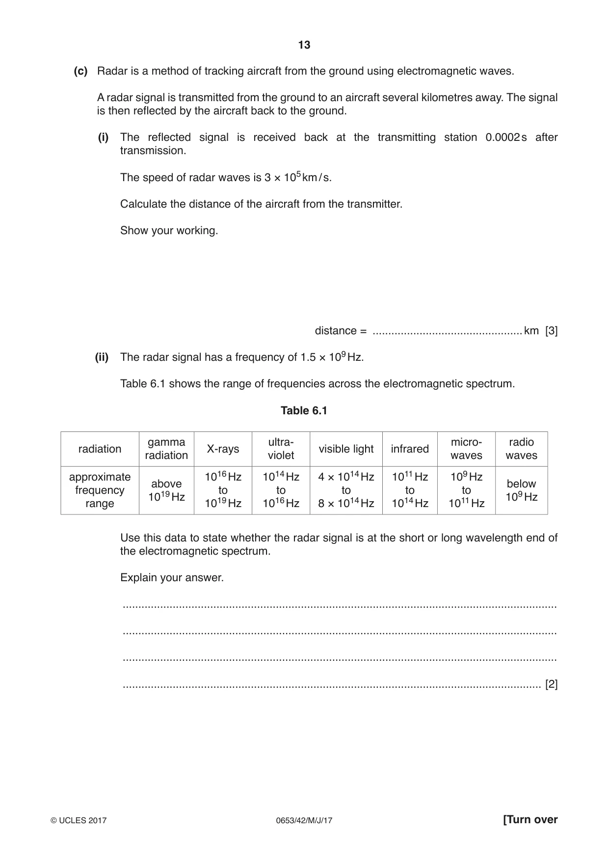 Cambridge IGCSE Science - Combined 0653 2017 May/June Paper 4 · Variant 2 question paper, page 13 of 20