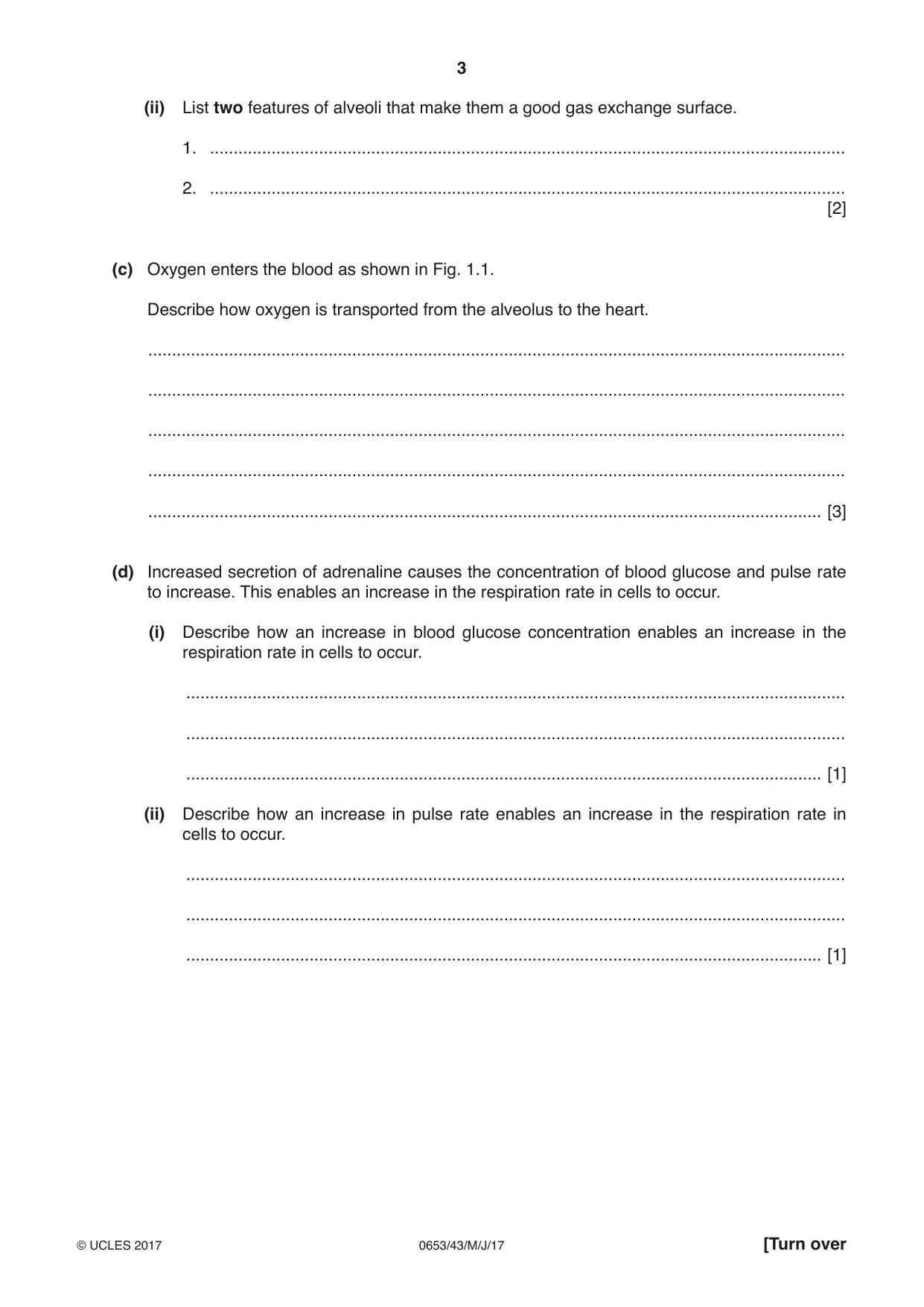 Cambridge IGCSE Science - Combined 0653 2017 May/June Paper 4 · Variant 3 question paper, page 3 of 24