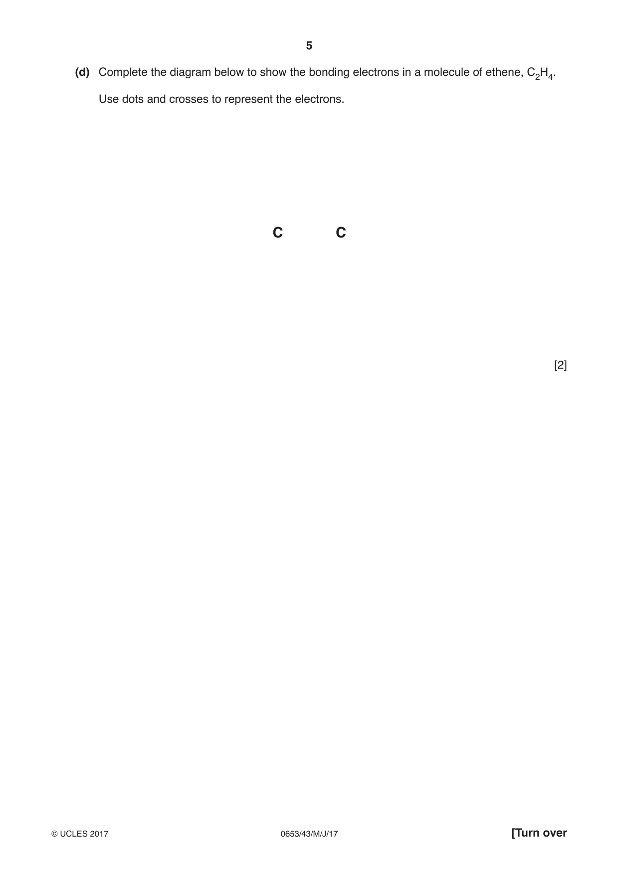Cambridge IGCSE Science - Combined 0653 2017 May/June Paper 4 · Variant 3 question paper, page 5 of 24