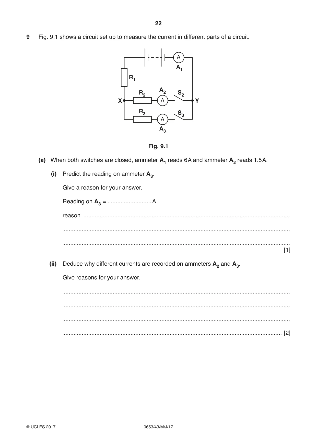 Cambridge IGCSE Science - Combined 0653 2017 May/June Paper 4 · Variant 3 question paper, page 22 of 24