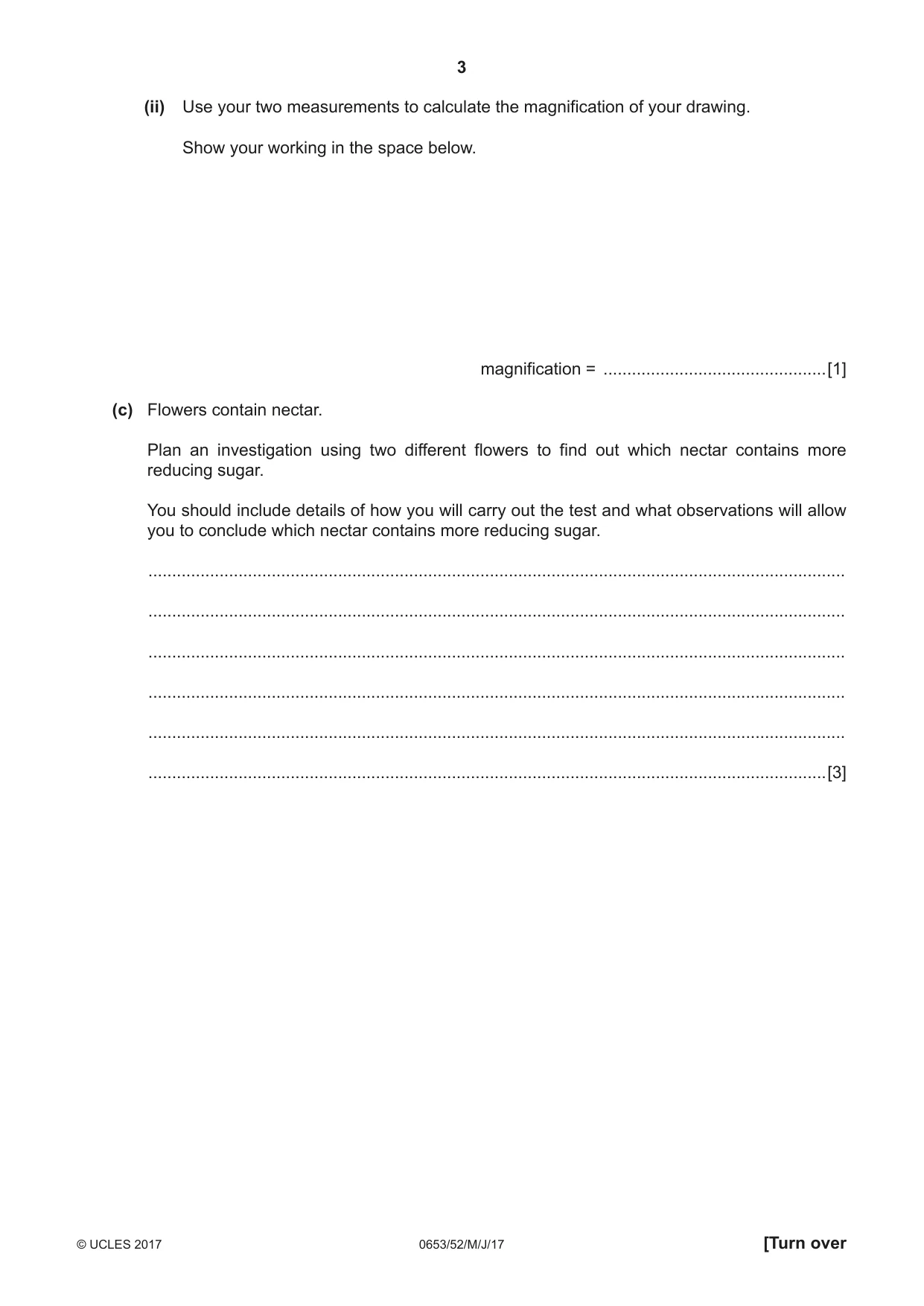 Cambridge IGCSE Science - Combined 0653 2017 May/June Paper 5 · Variant 2 question paper, page 3 of 12