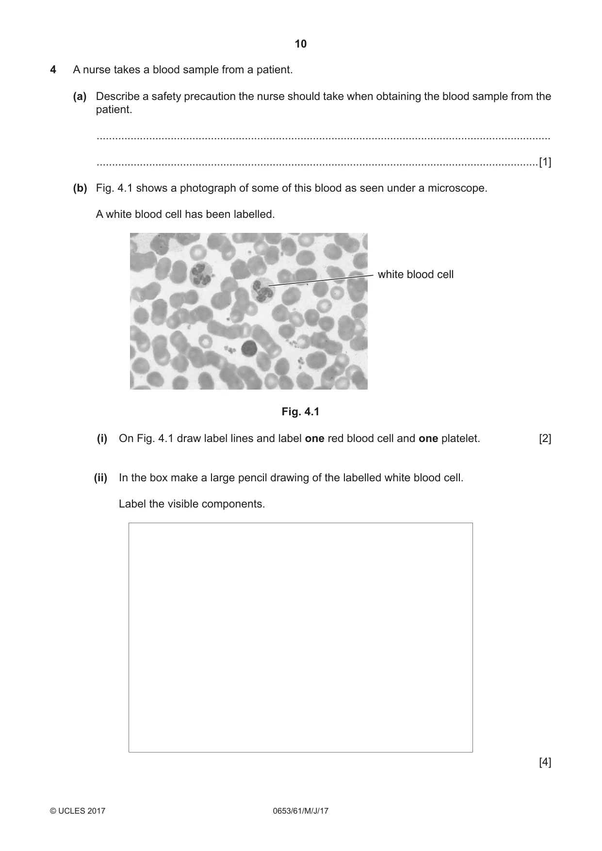 Cambridge IGCSE Science - Combined 0653 2017 May/June Paper 6 · Variant 1 question paper, page 10 of 16