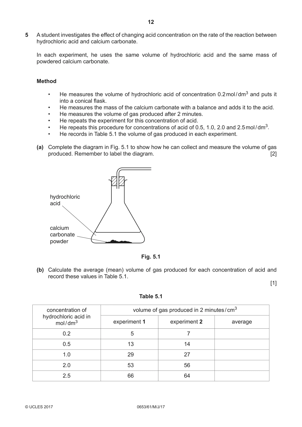 Cambridge IGCSE Science - Combined 0653 2017 May/June Paper 6 · Variant 1 question paper, page 12 of 16
