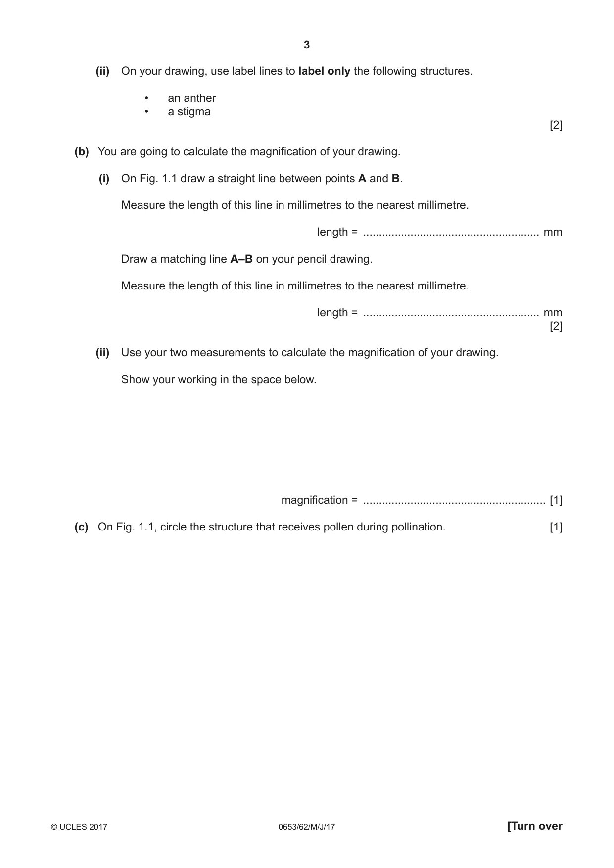 Cambridge IGCSE Science - Combined 0653 2017 May/June Paper 6 · Variant 2 question paper, page 3 of 20