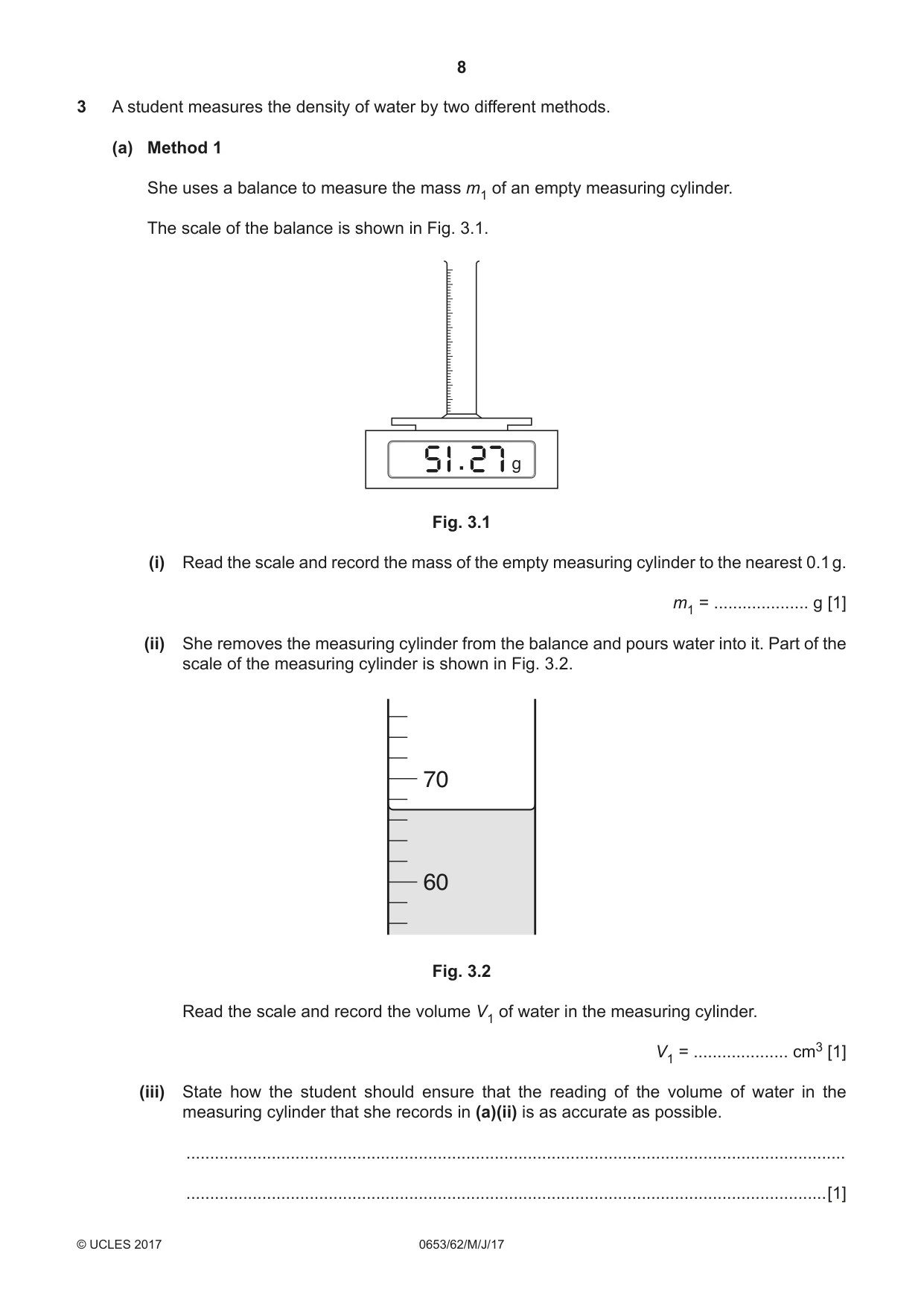 Cambridge IGCSE Science - Combined 0653 2017 May/June Paper 6 · Variant 2 question paper, page 8 of 20