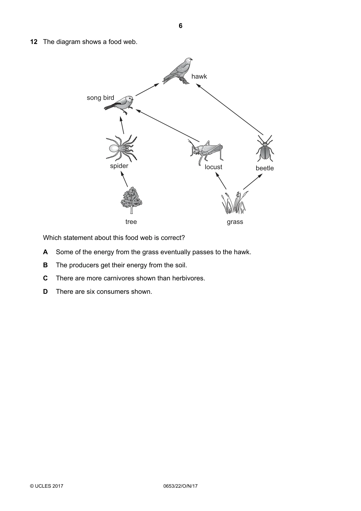 Cambridge IGCSE Science - Combined 0653 2017 Oct/Nov Paper 2 · Variant 2 question paper, page 6 of 20